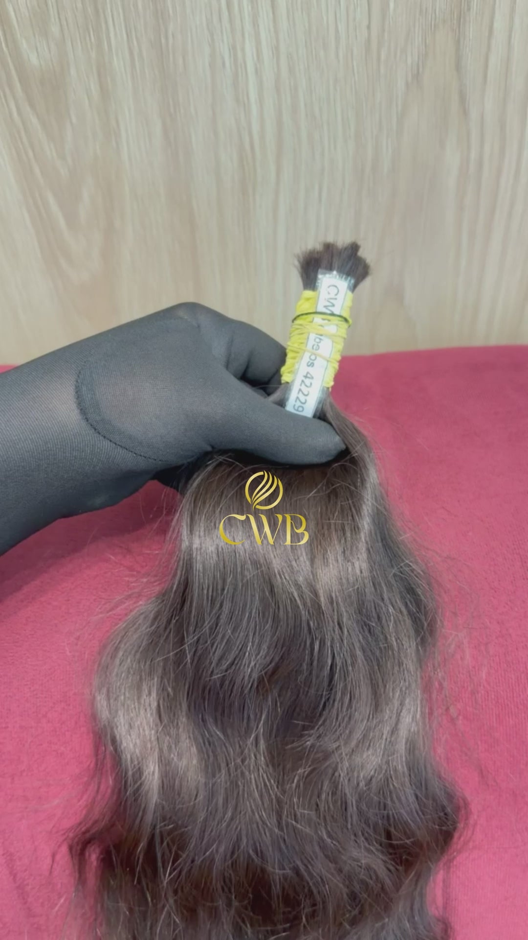 Cabelo Castanho Natural Médio 41cm 61g Brasileiro do Sul