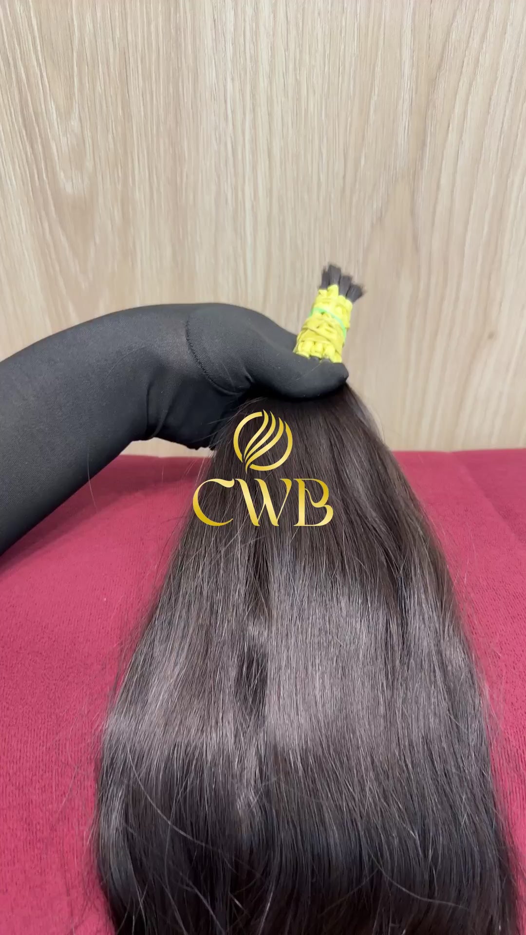 Cabelo Castanho Natural Médio 59cm 93g Brasileiro do Sul