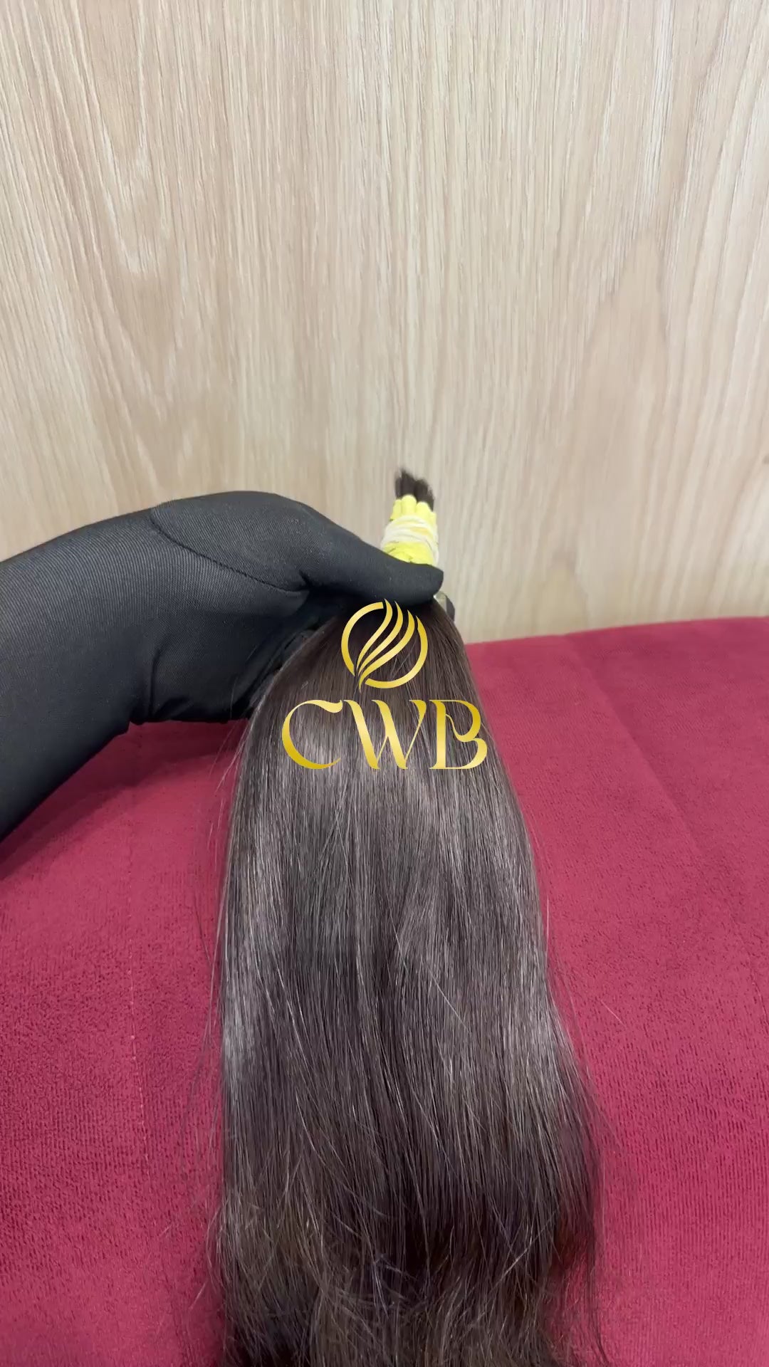 Cabelo Castanho Claro 51cm 51g Brasileiro do Sul