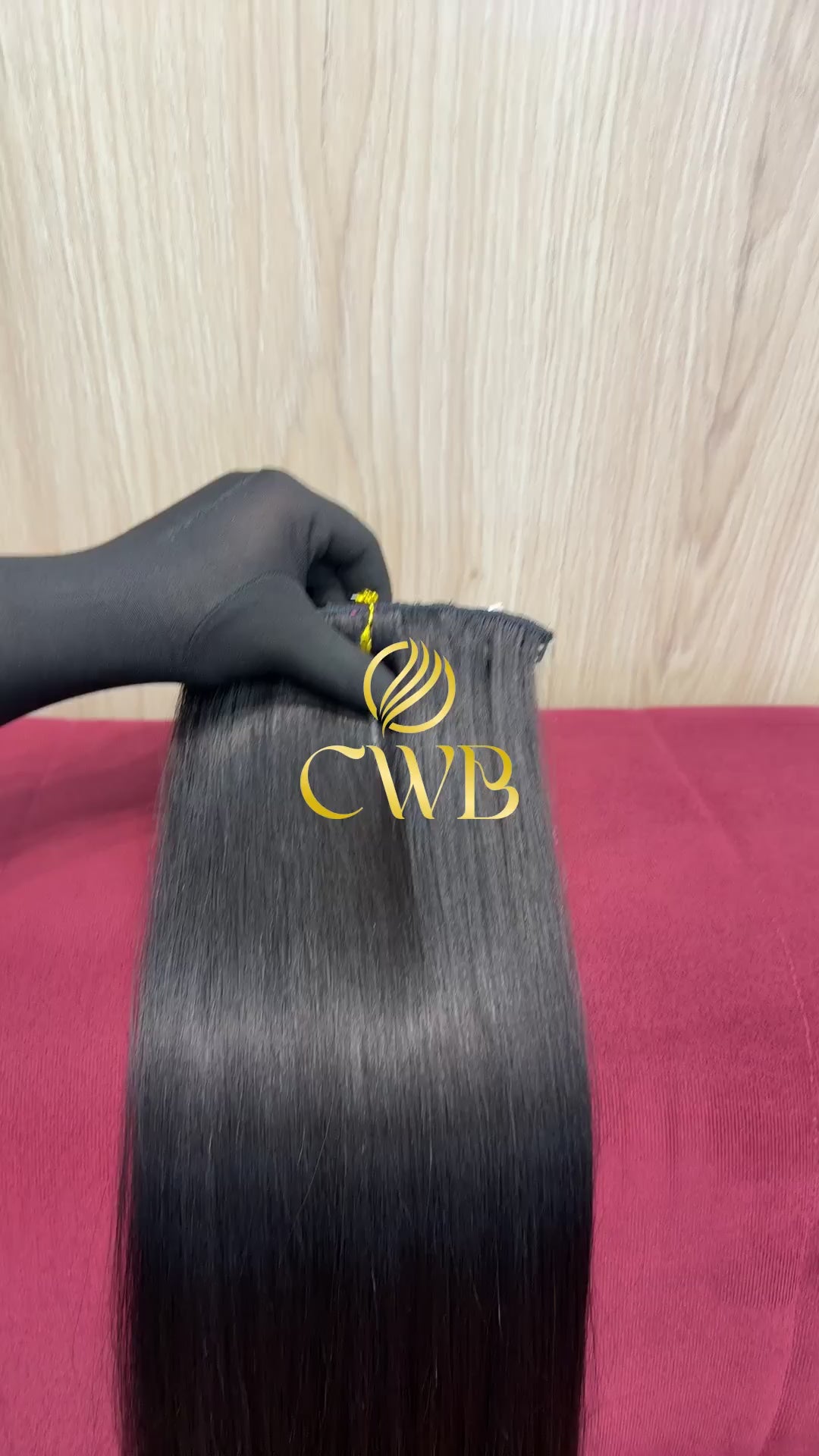 Cabelo Castanho Natural Escuro 55cm 89g Brasileiro do Sul