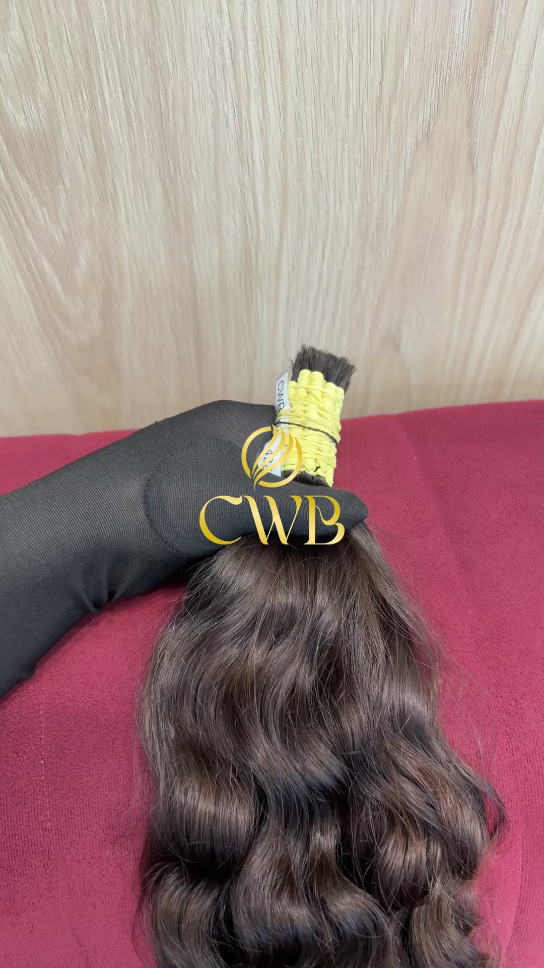 Cabelo Castanho Claro 39cm 101g Brasileiro do Sul