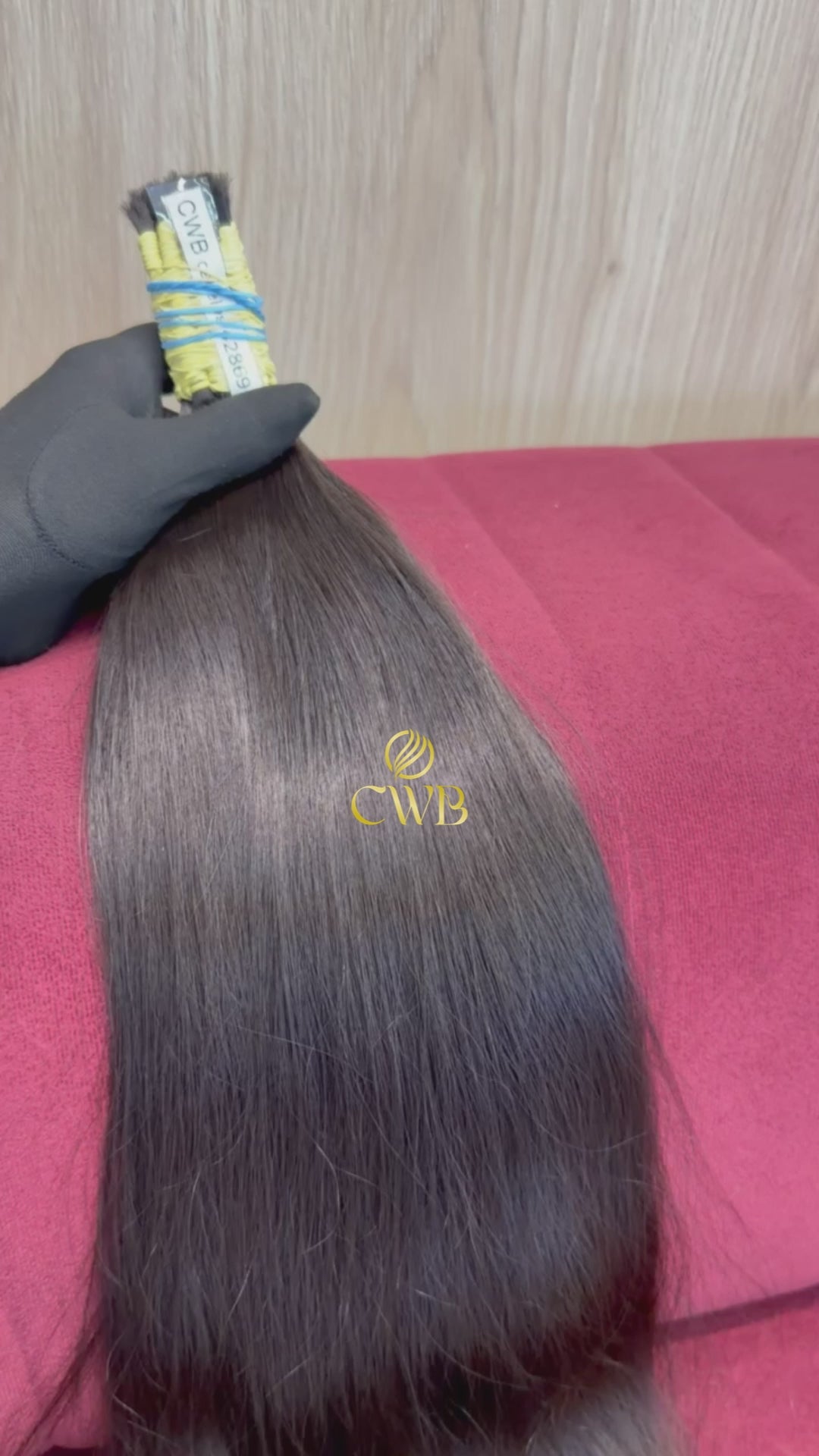 Cabelo Castanho Médio Natural 60cm 143g Brasileiro do Sul
