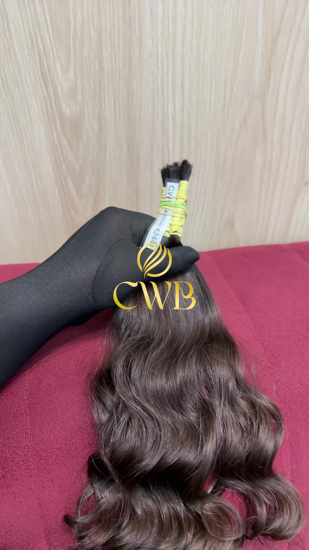 Cabelo Castanho Médio 32cm 61g Brasileiro do Sul