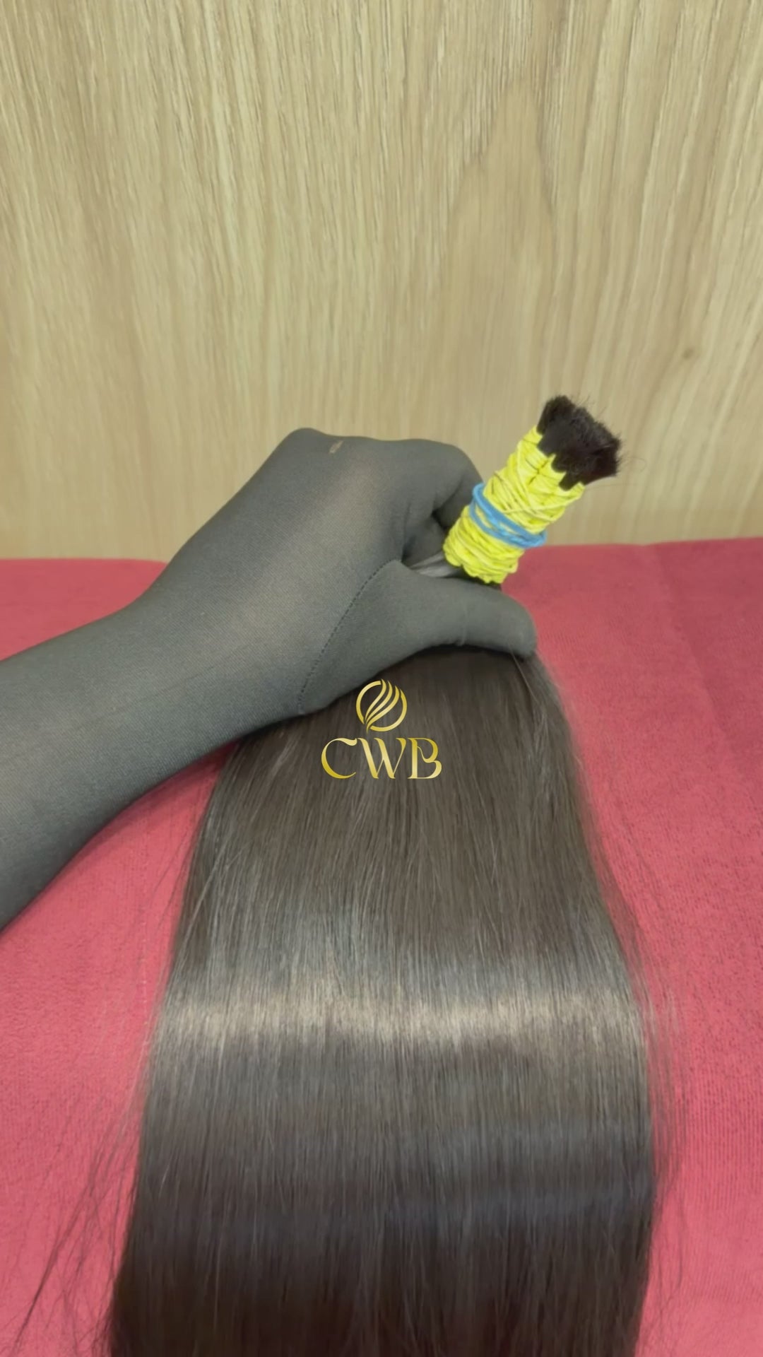 Cabelo Castanho Natural Médio 68cm 104g Brasileiro do Sul