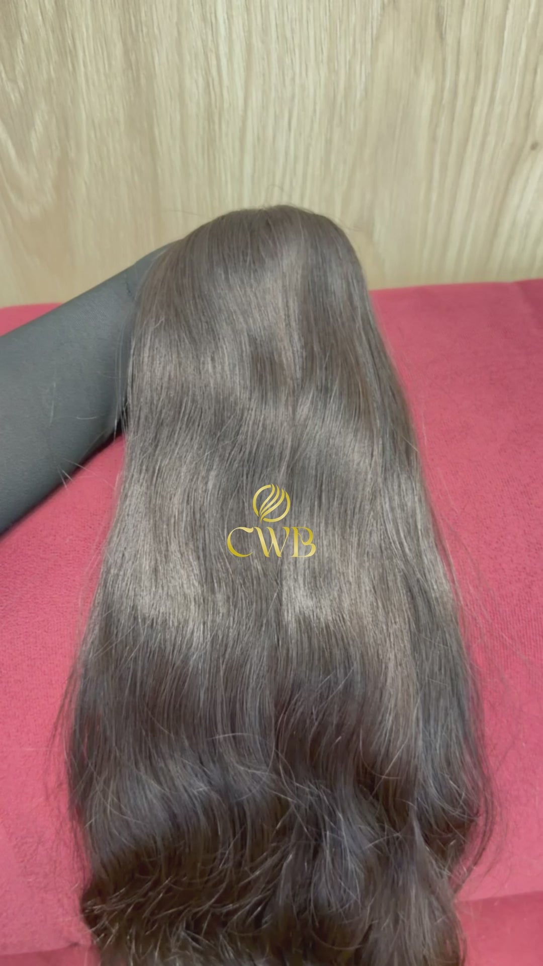 Cabelo Castanho Natural Médio 61cm 124g Brasileiro do Sul