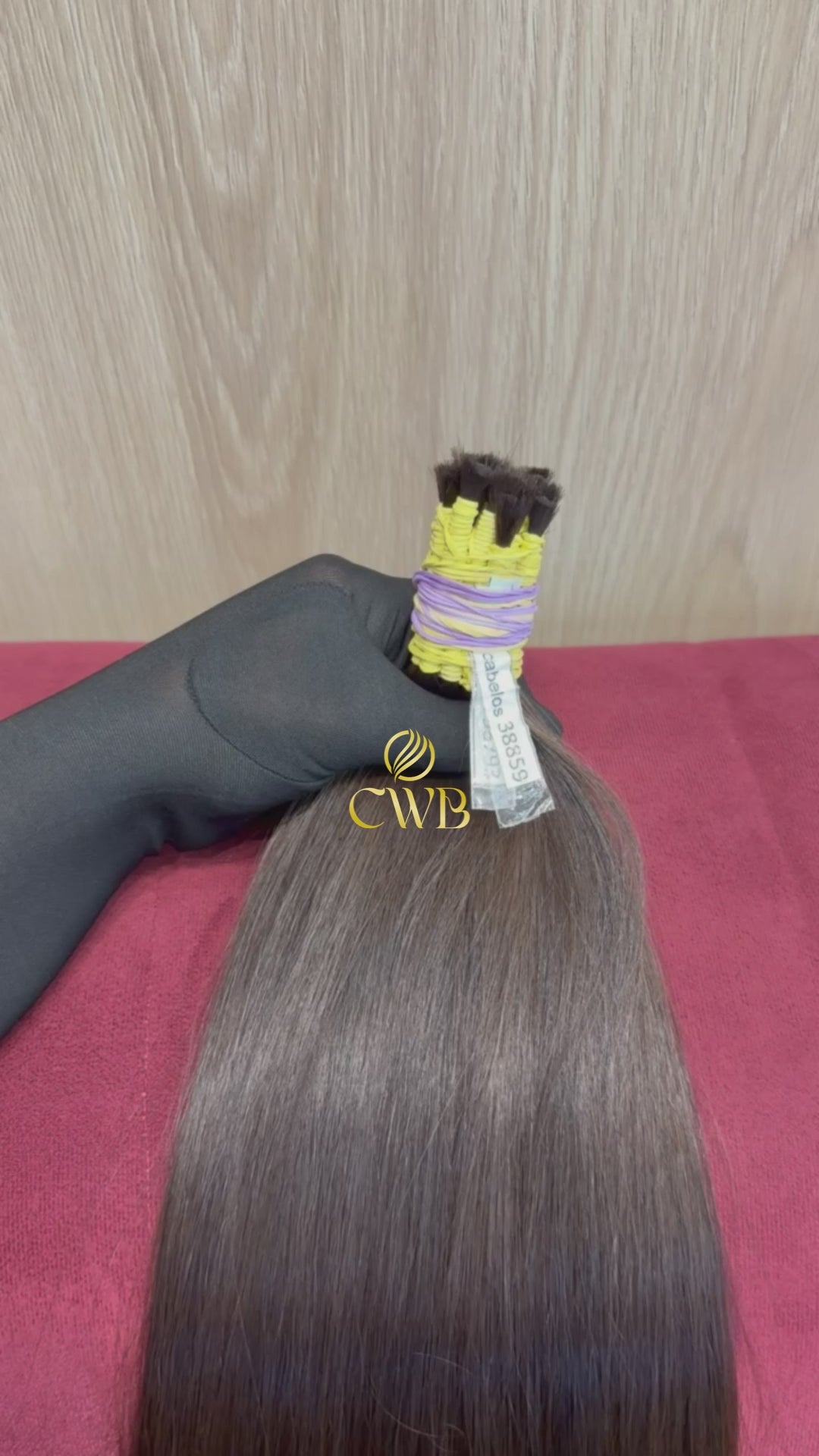 Cabelo Loiro Natural Escuro 64cm 216g Brasileiro do Sul