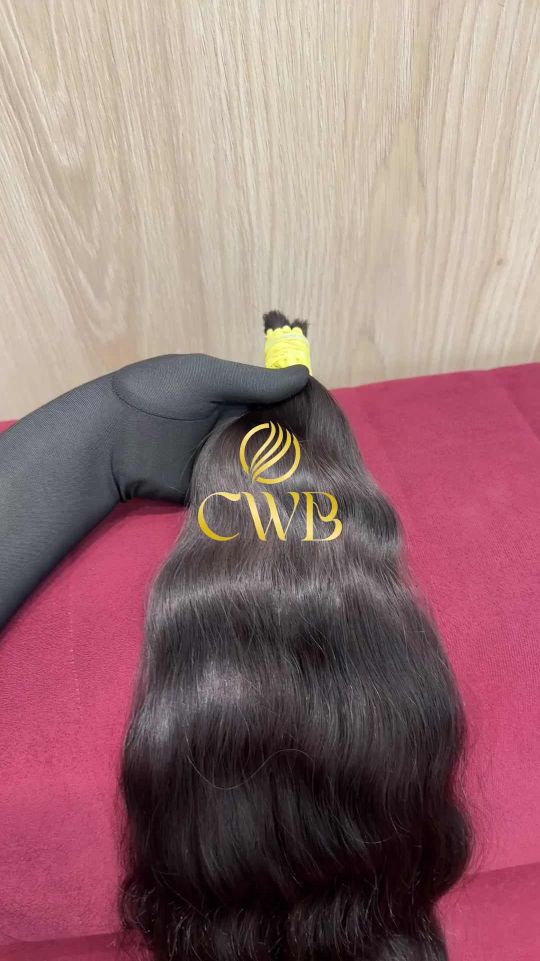 Cabelo Castanho Natural Médio 57cm 104g Brasileiro do Sul