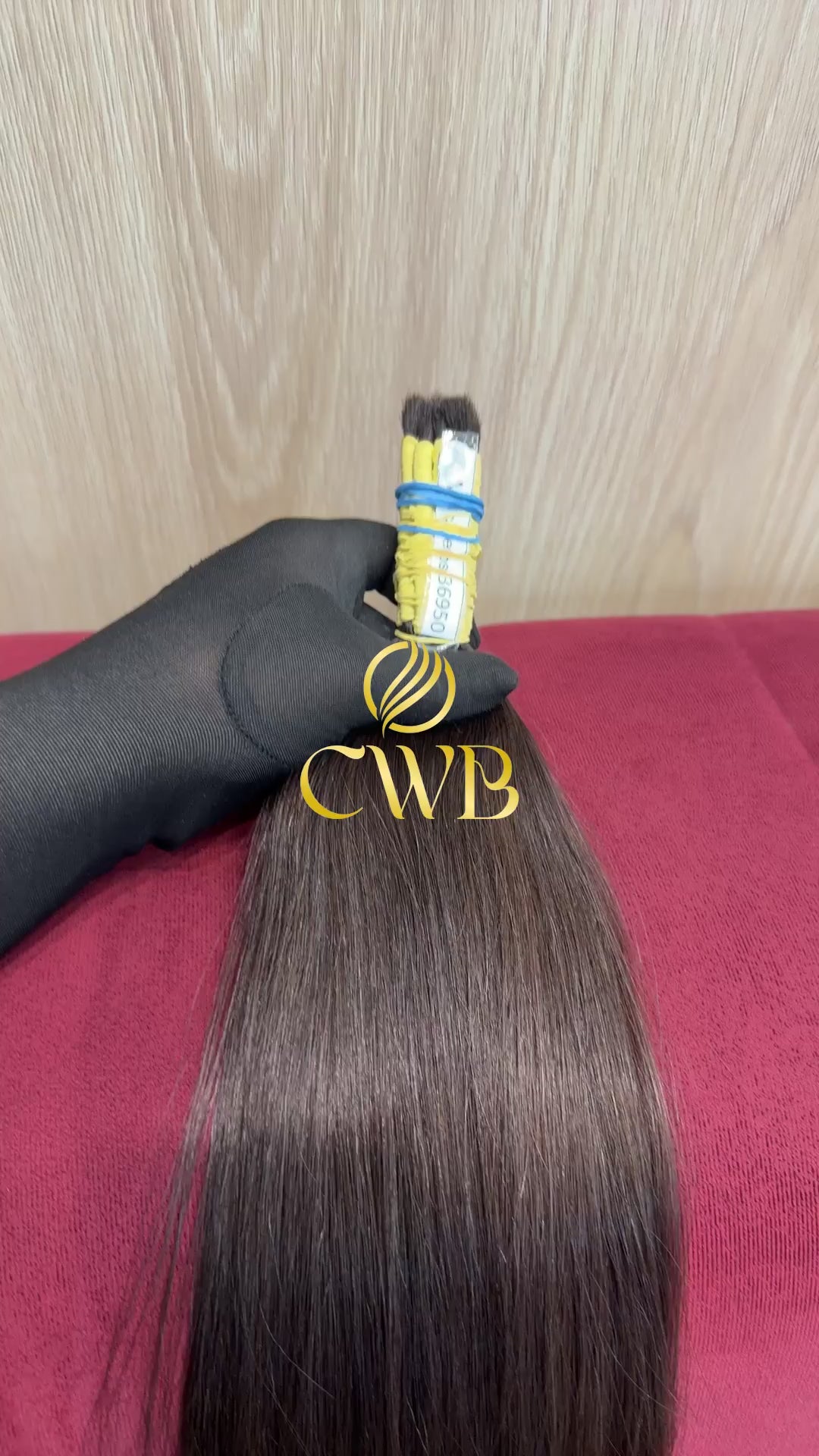 Cabelo Castanho Claro Natural 63cm 96g Brasileiro do Sul