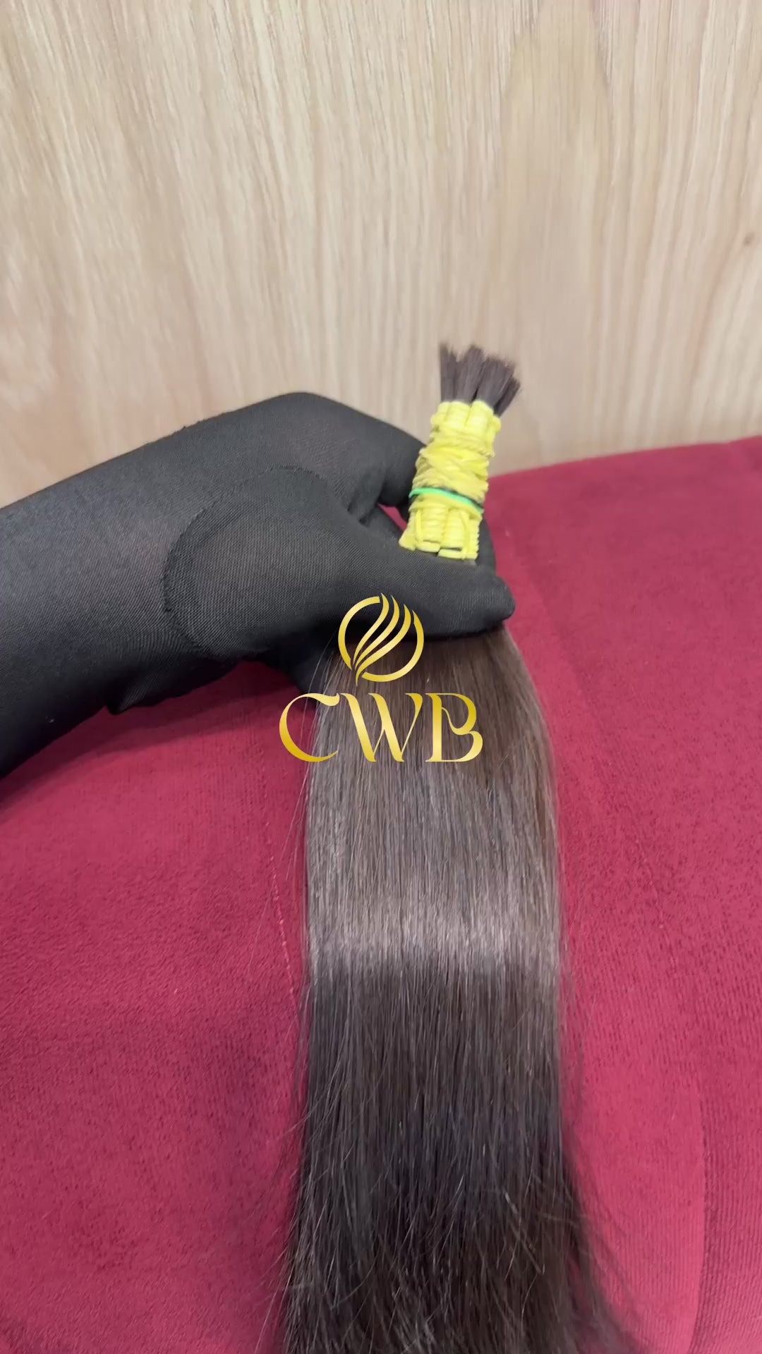 Cabelo Castanho Natural Claro 38cm 39g Brasileiro do Sul