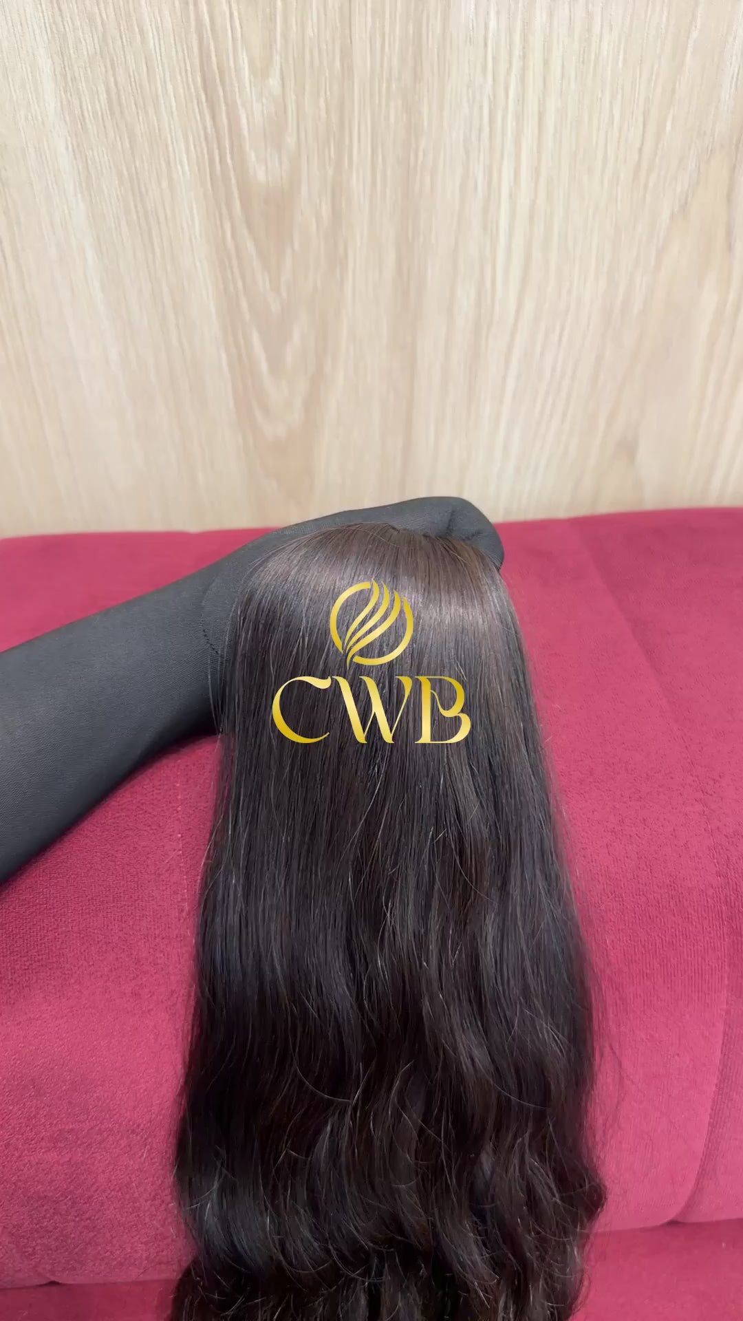 Cabelo Castanho Claro 55cm 97g Brasileiro do Sul