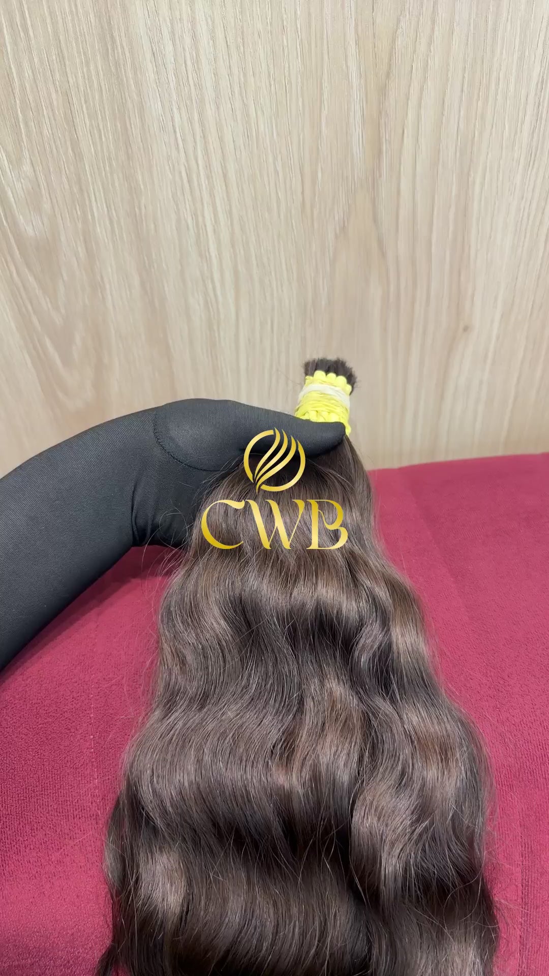 Cabelo Castanho Natural Claro 52cm 137g Brasileiro do Sul