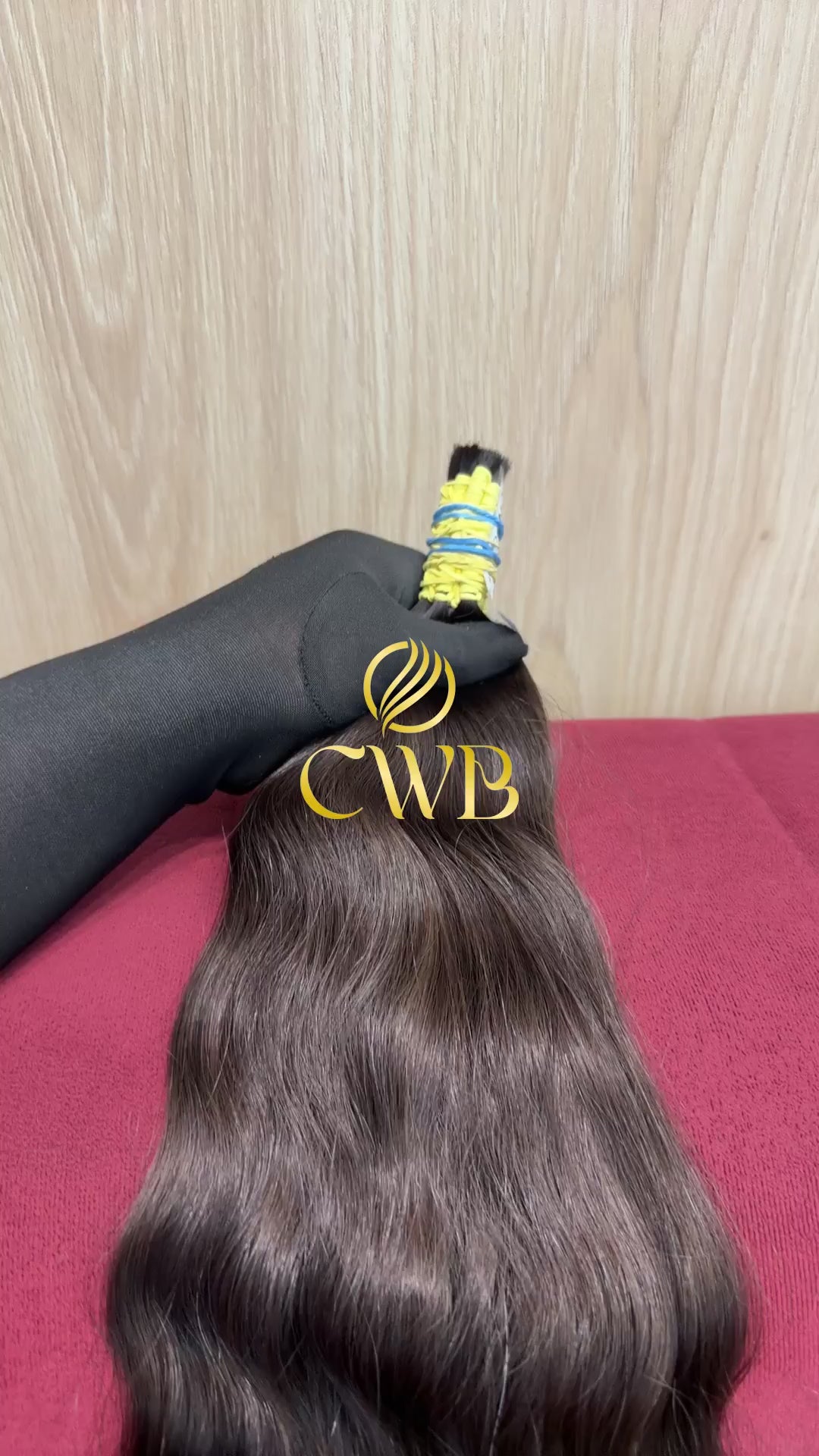 Cabelo Castanho Natural Claro 61cm 112g Brasileiro do Sul