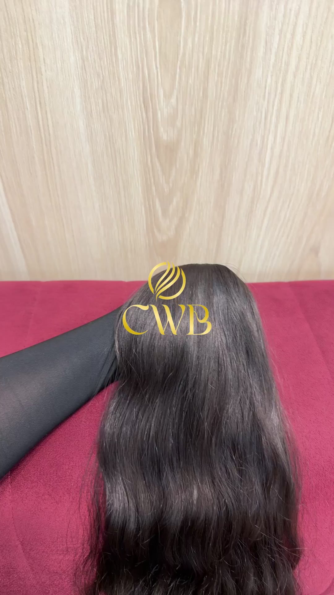 Cabelo Castanho Claro 57cm 116g Brasileiro do Sul