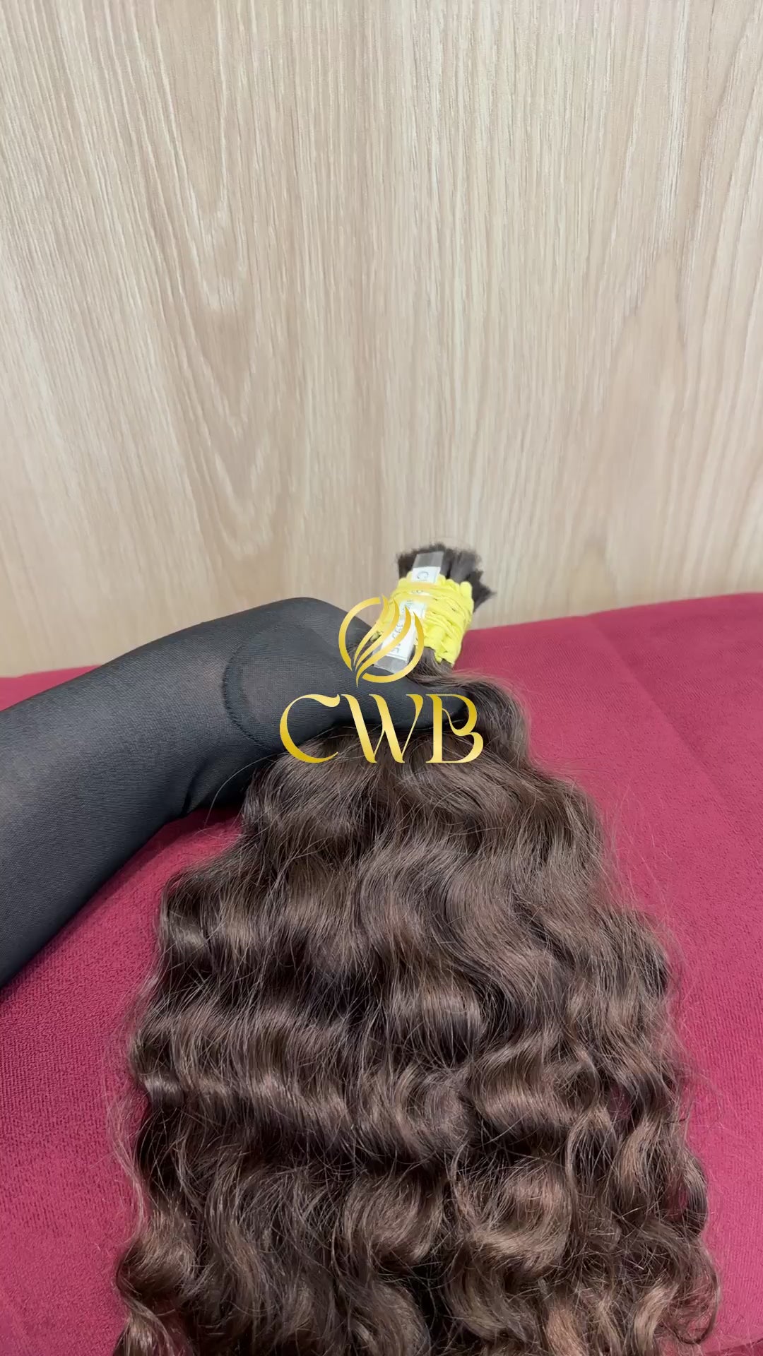 Cabelo Loiro Natural Escuro 44cm 161g Brasileiro do Sul