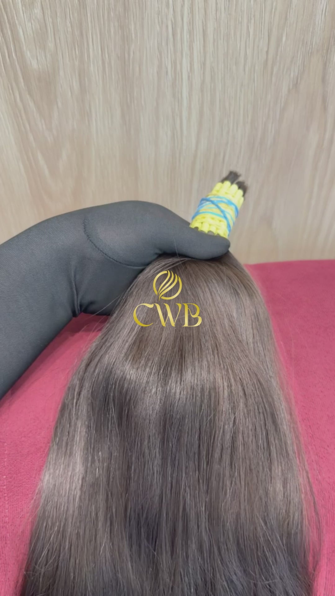 Cabelo Castanho Natural Claro 60cm 131g Brasileiro do Sul
