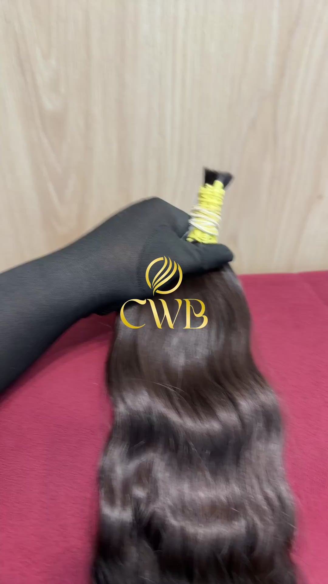 Cabelo Castanho Natural Médio 54cm 77g Brasileiro do Sul