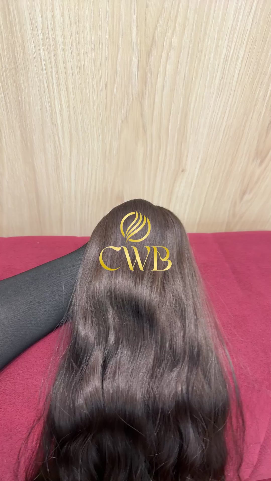 Cabelo Castanho Natural Claro 61cm 161g Brasileiro do Sul