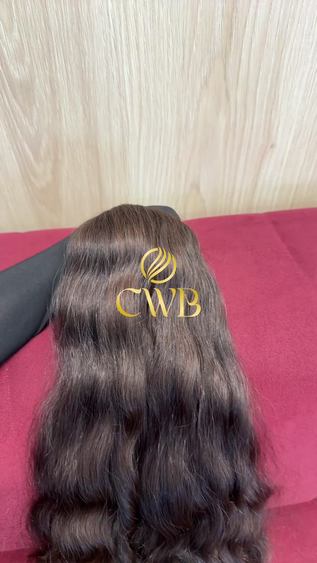 Cabelo Castanho Claro 60cm 169g Brasileiro do Sul