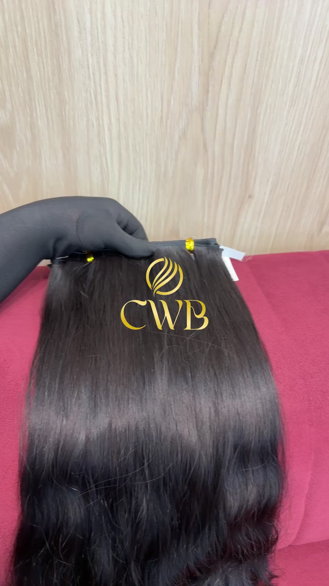 Cabelo Castanho Natural Escuro 62cm 243g Brasileiro do Sul