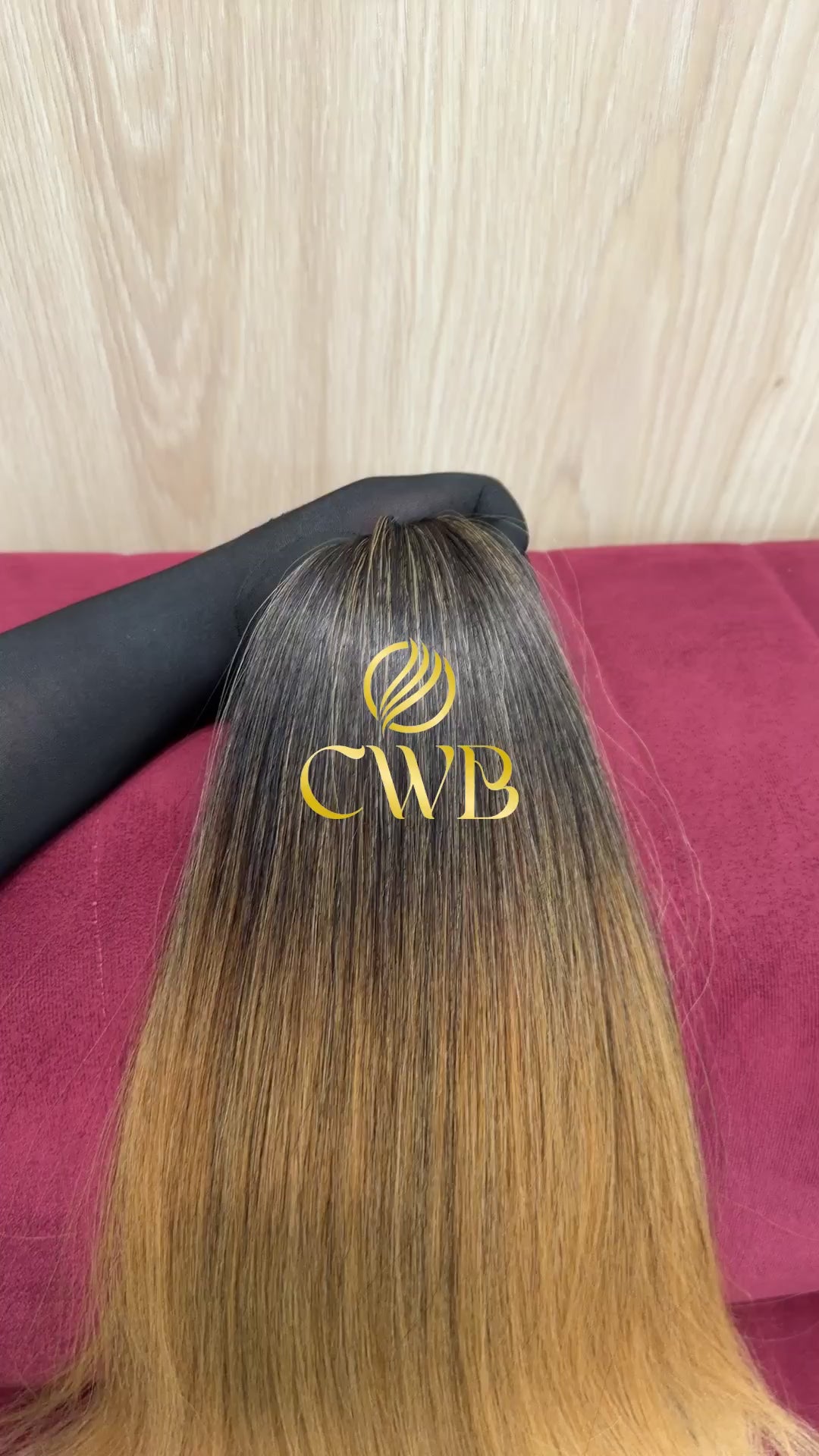 Cabelo Loiro Descolorido Moreno Iluminado 61cm 226g Brasileiro do Sul