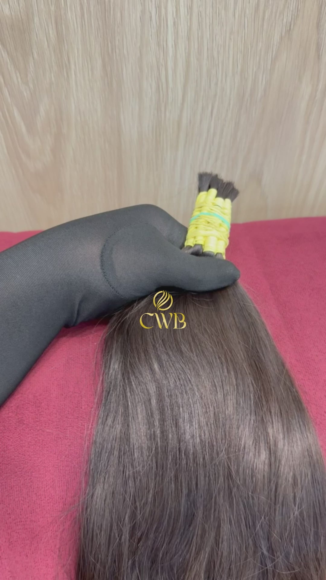 Cabelo Castanho Natural Claro 44cm 109g Brasileiro do Sul