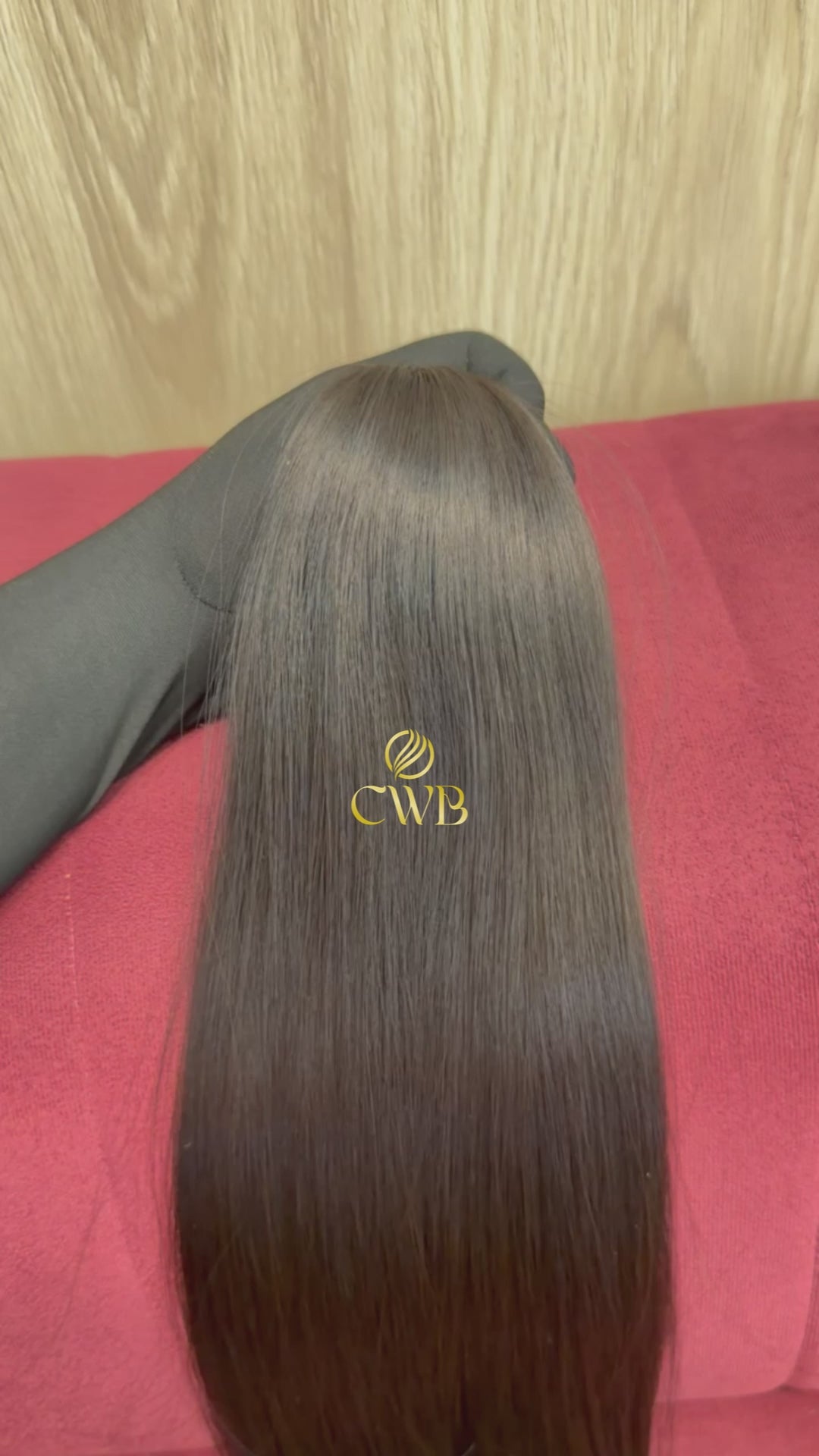 Cabelo Castanho Natural Claro 62cm 98g Brasileiro do Sul