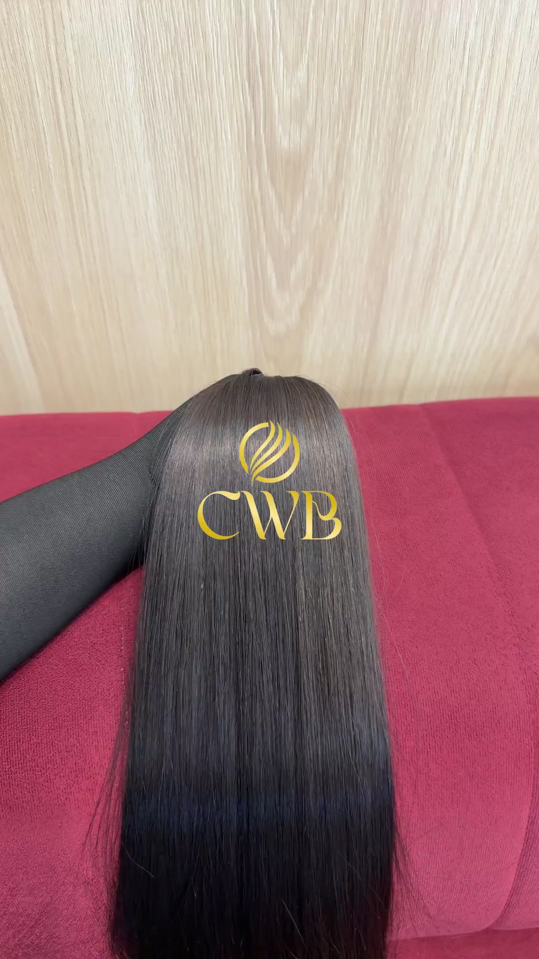 Cabelo Castanho Escuro Natural 61cm 151g Brasileiro do Sul