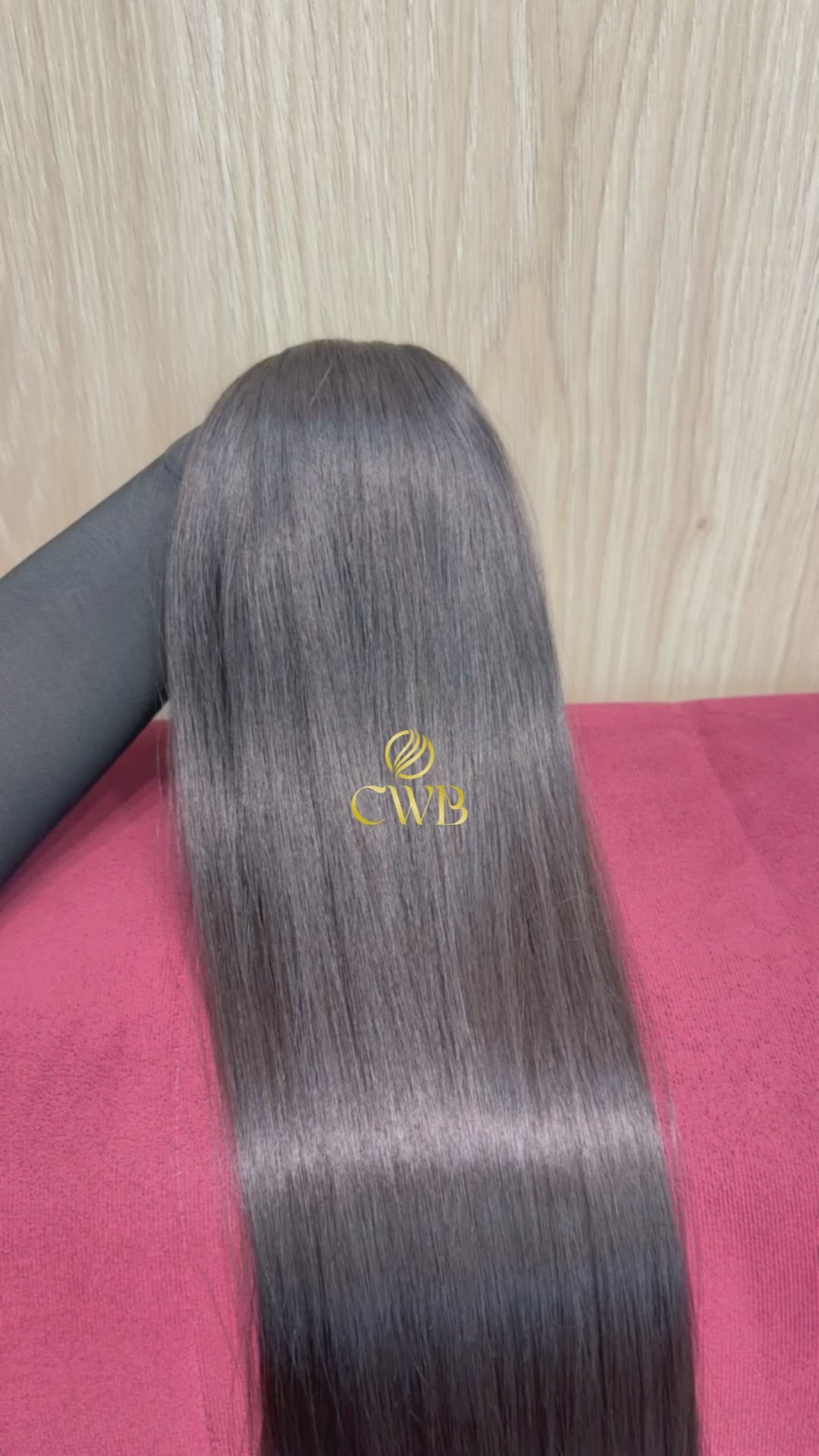 Cabelo Castanho Natural Claro 77cm 131g Brasileiro do Sul