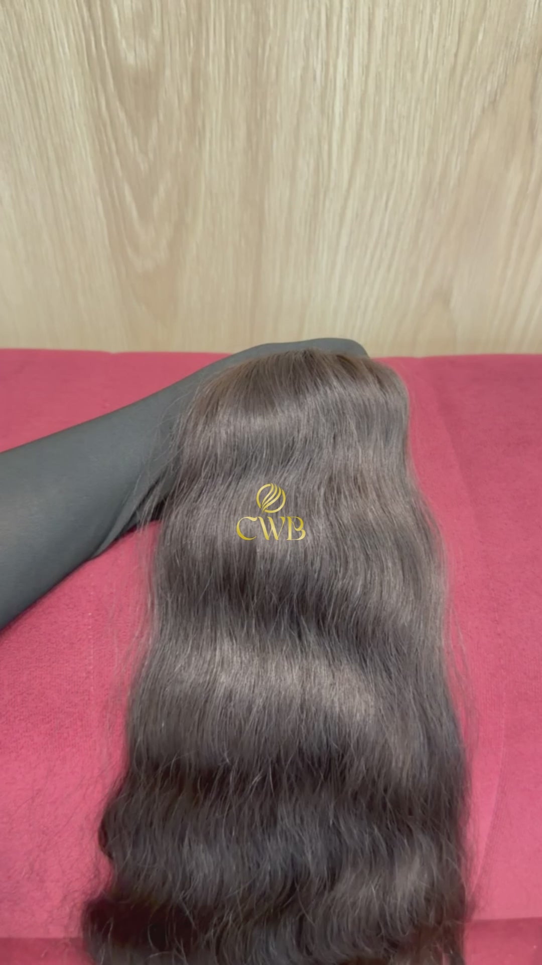 Cabelo Castanho Natural Médio 59cm 167g Brasileiro do Sul