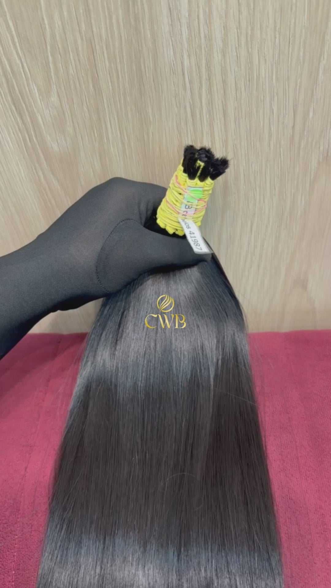Cabelo Castanho Natural Escuro 49cm 148g Brasileiro do Sul