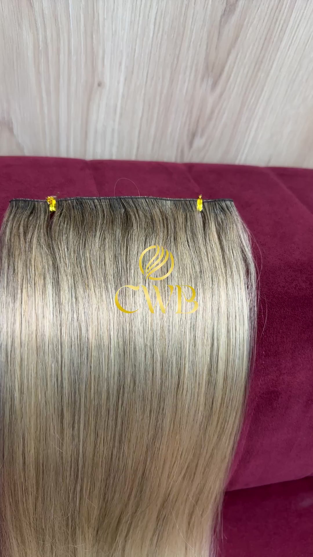 Cabelo Loiro Descolorido 56cm 71g Brasileiro do Sul