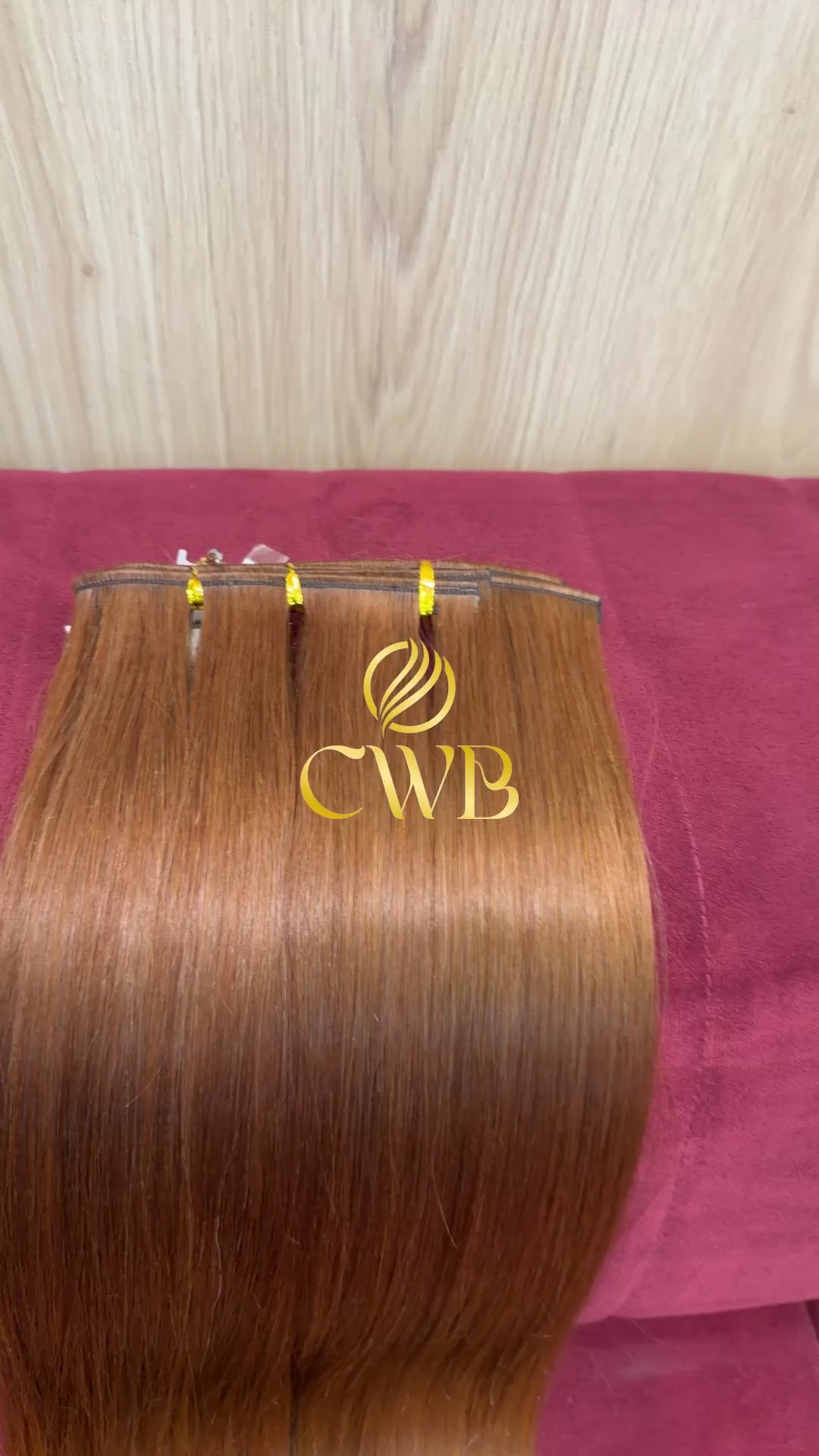 Cabelo Ruivo Natural Médio 51cm 148g Brasileiro do Sul