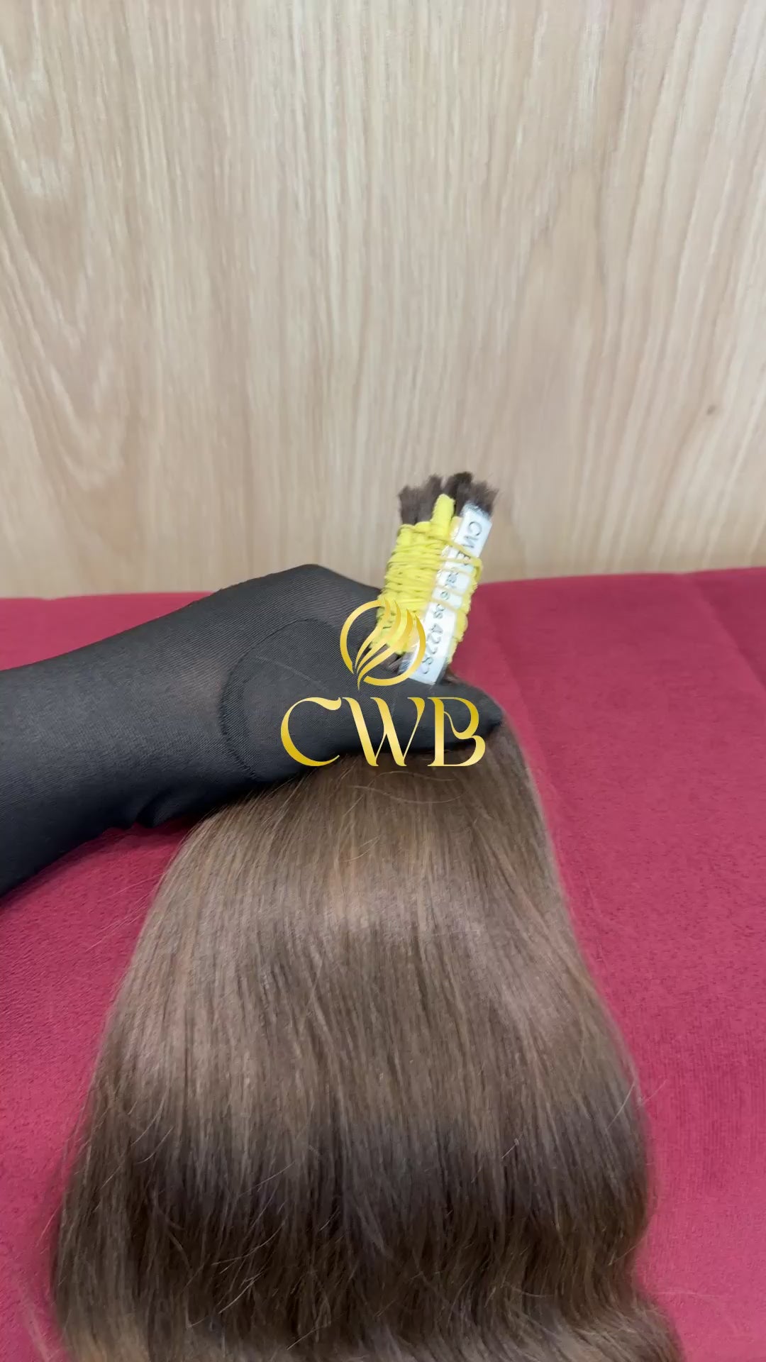 Cabelo Loiro Natural Escuro 41cm 107g Brasileiro do Sul
