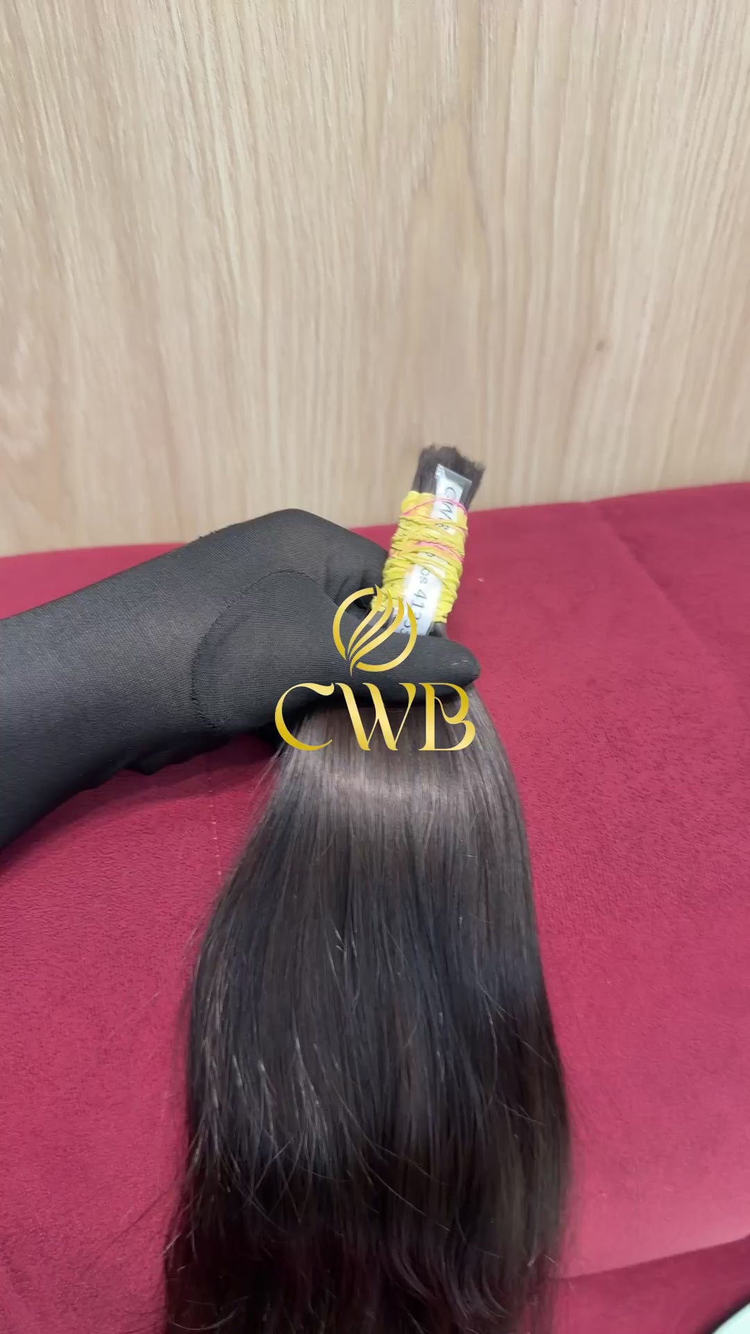 Cabelo Castanho Natural Médio 41cm 71g Brasileiro do Sul