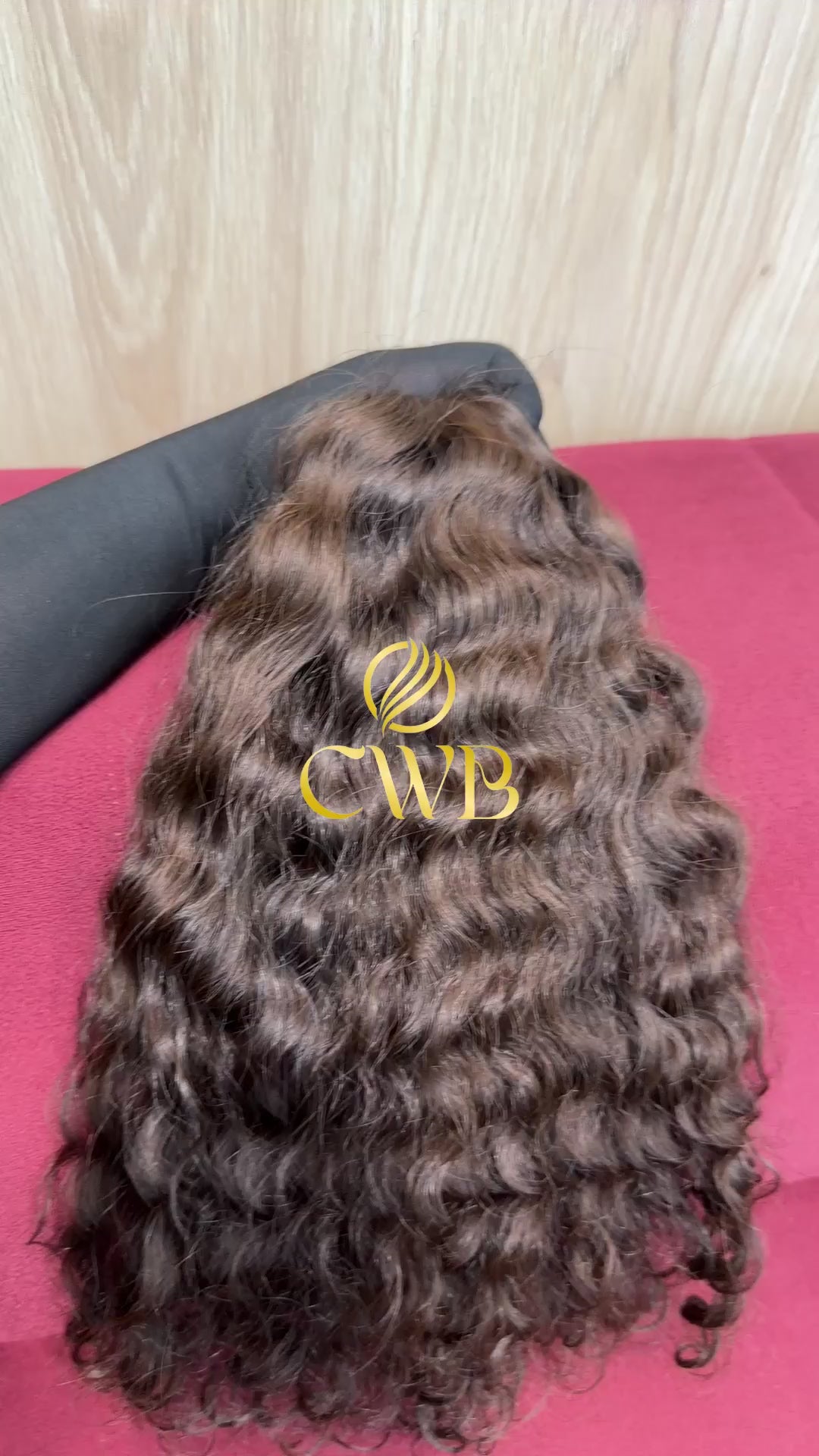 Cabelo Castanho Natural Claro 50cm 103g Brasileiro do Sul