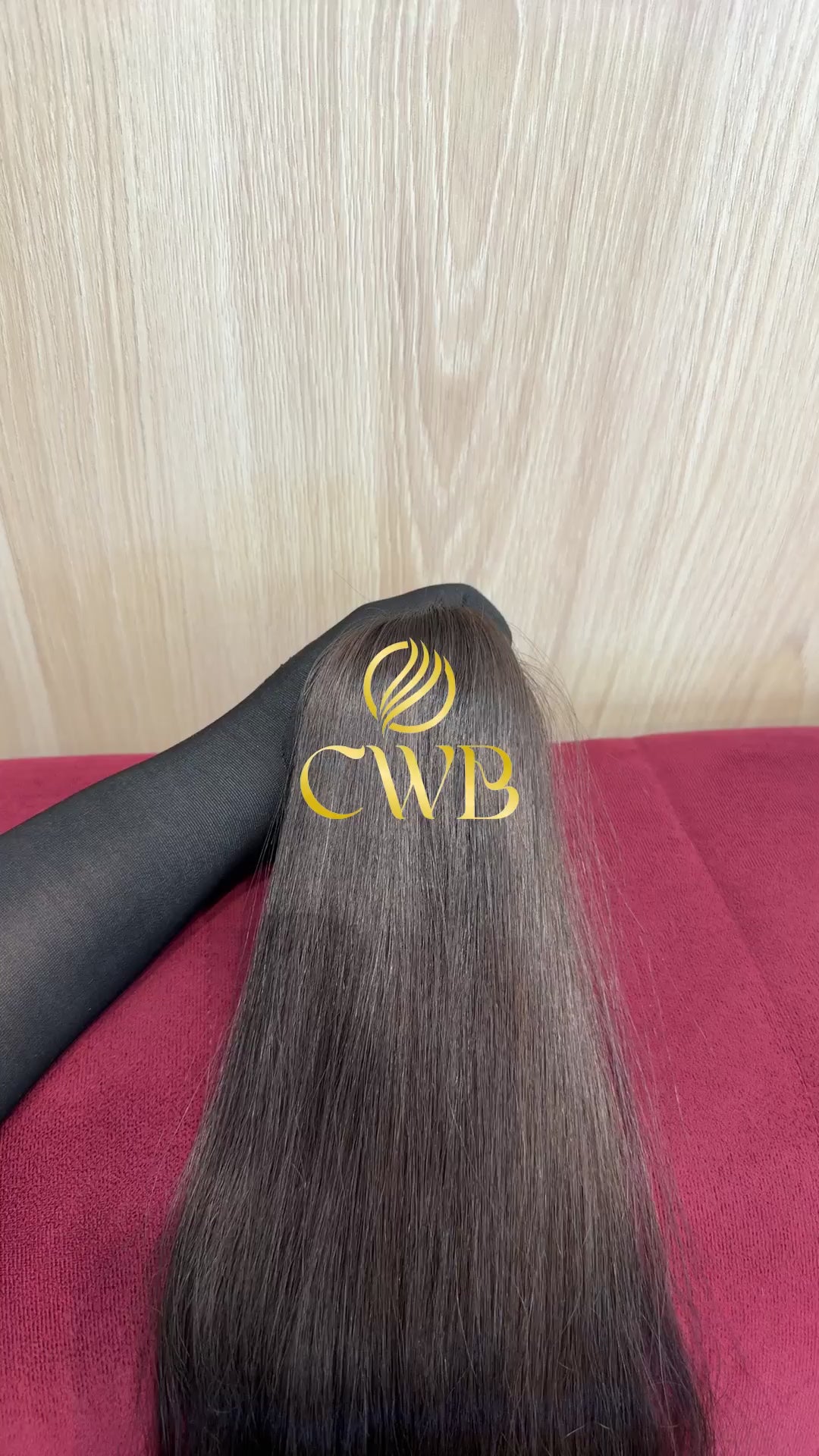 Cabelo Castanho Claro Natural 60cm 123g Brasileiro do Sul