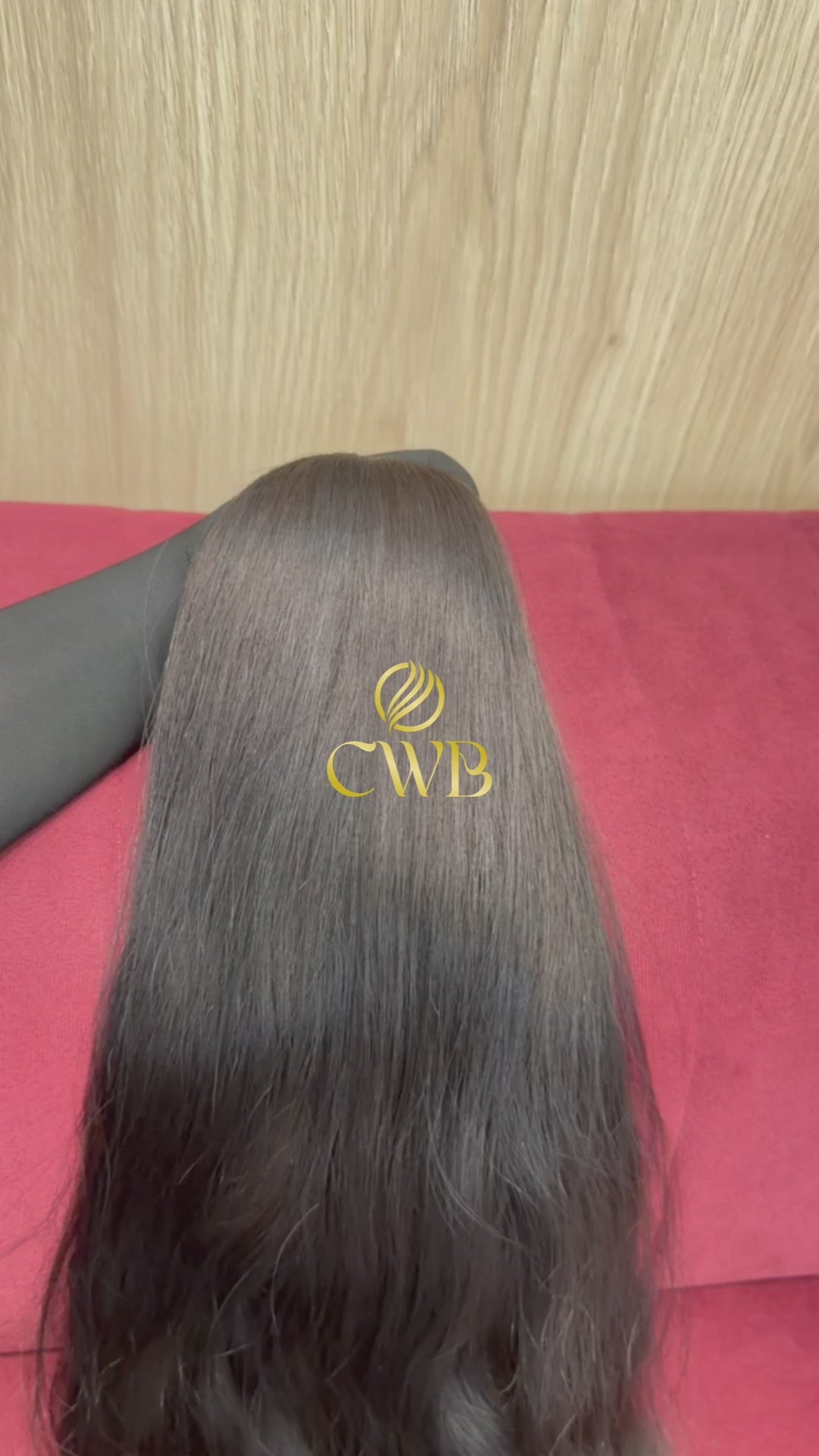 Cabelo Castanho Natural Escuro 90cm 272g Brasileiro do Sul