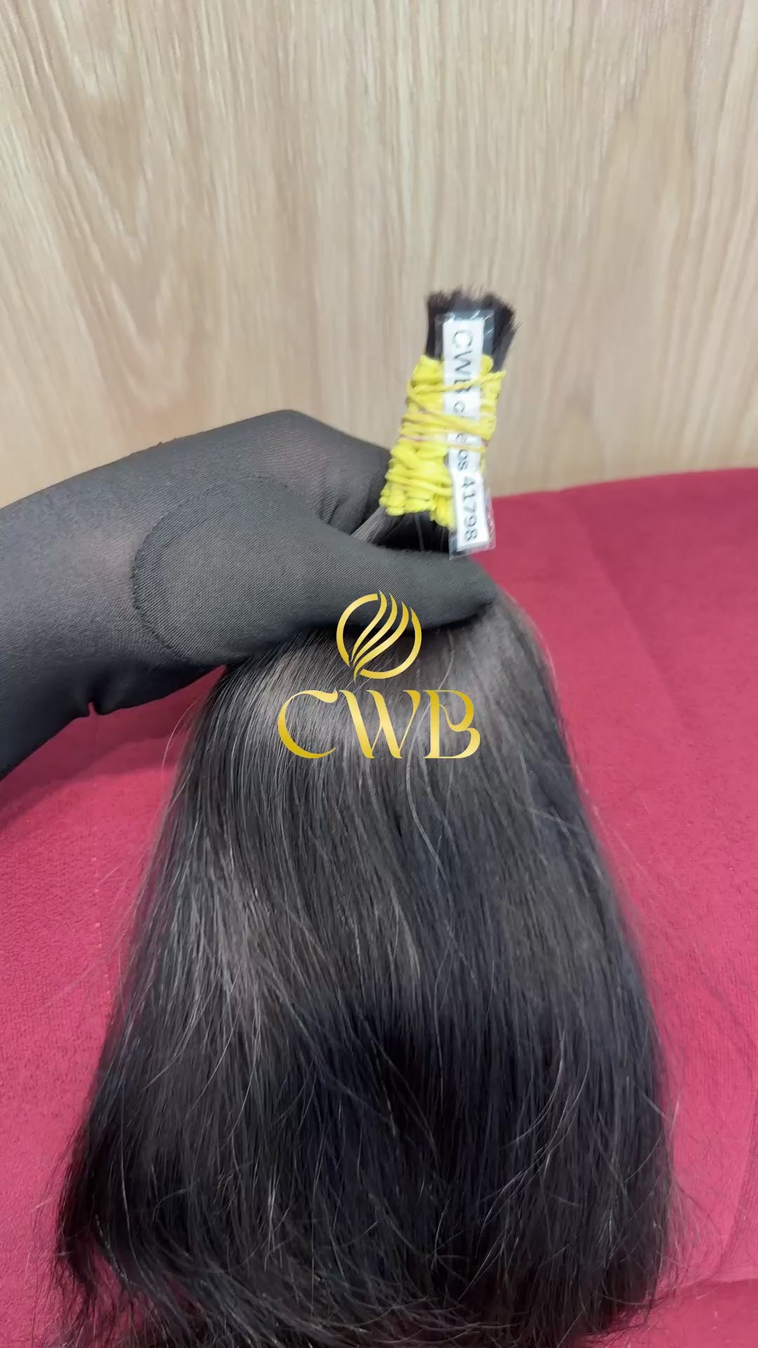 Cabelo Castanho Natural Escuro 41cm 94g Brasileiro do Sul