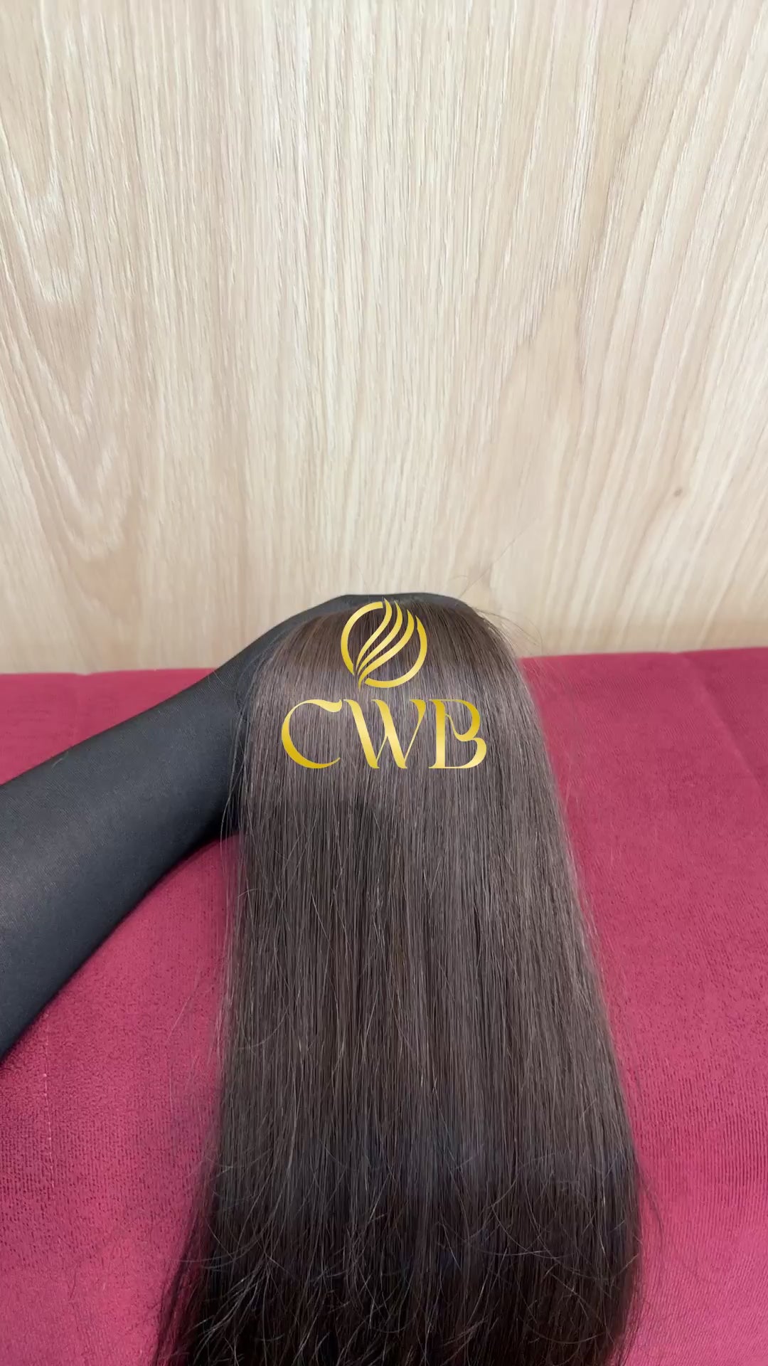 Cabelo Castanho Claro 64cm 175g Brasileiro do Sul