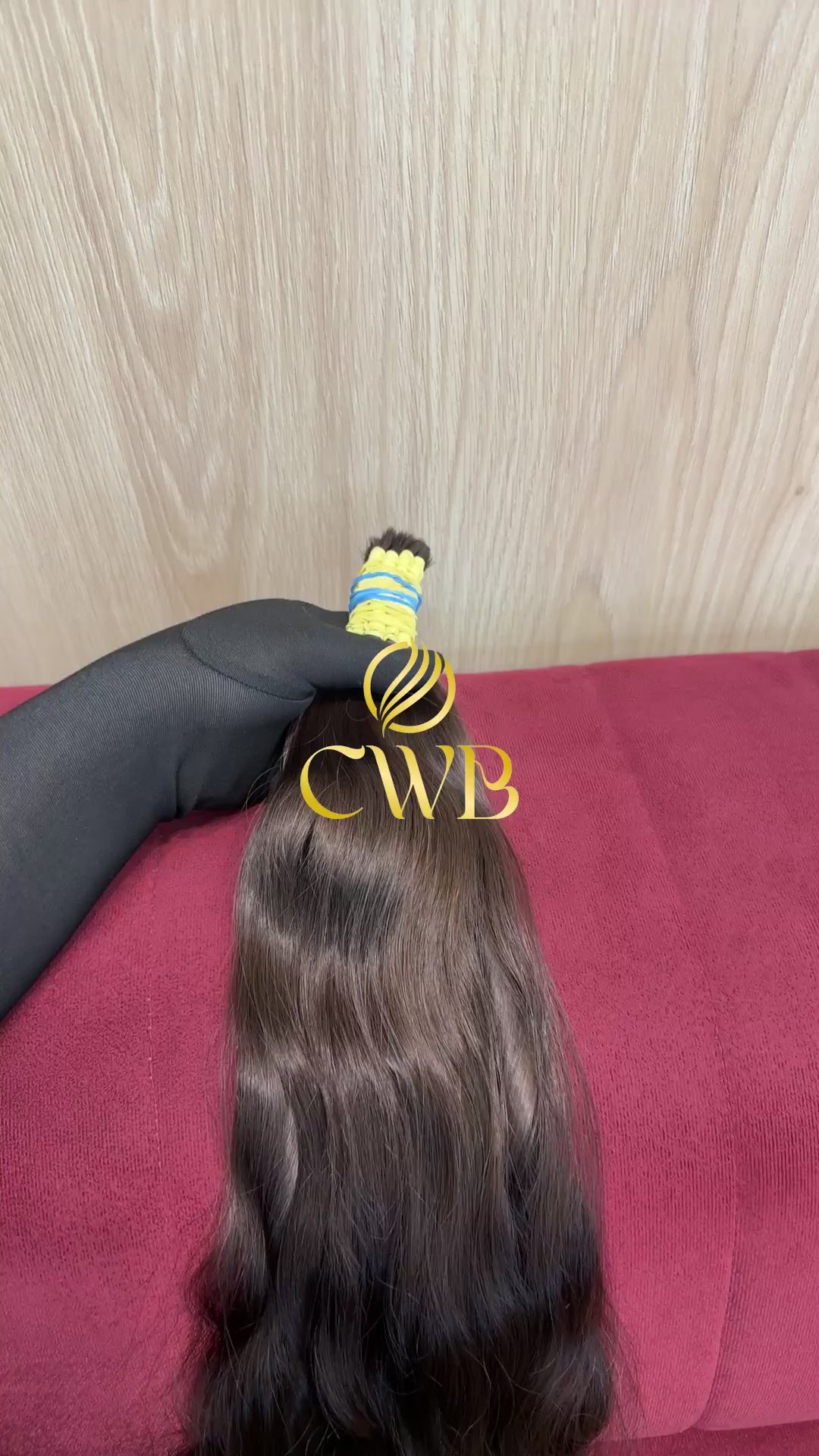 Cabelo Castanho Claro 65cm 137g Brasileiro do Sul