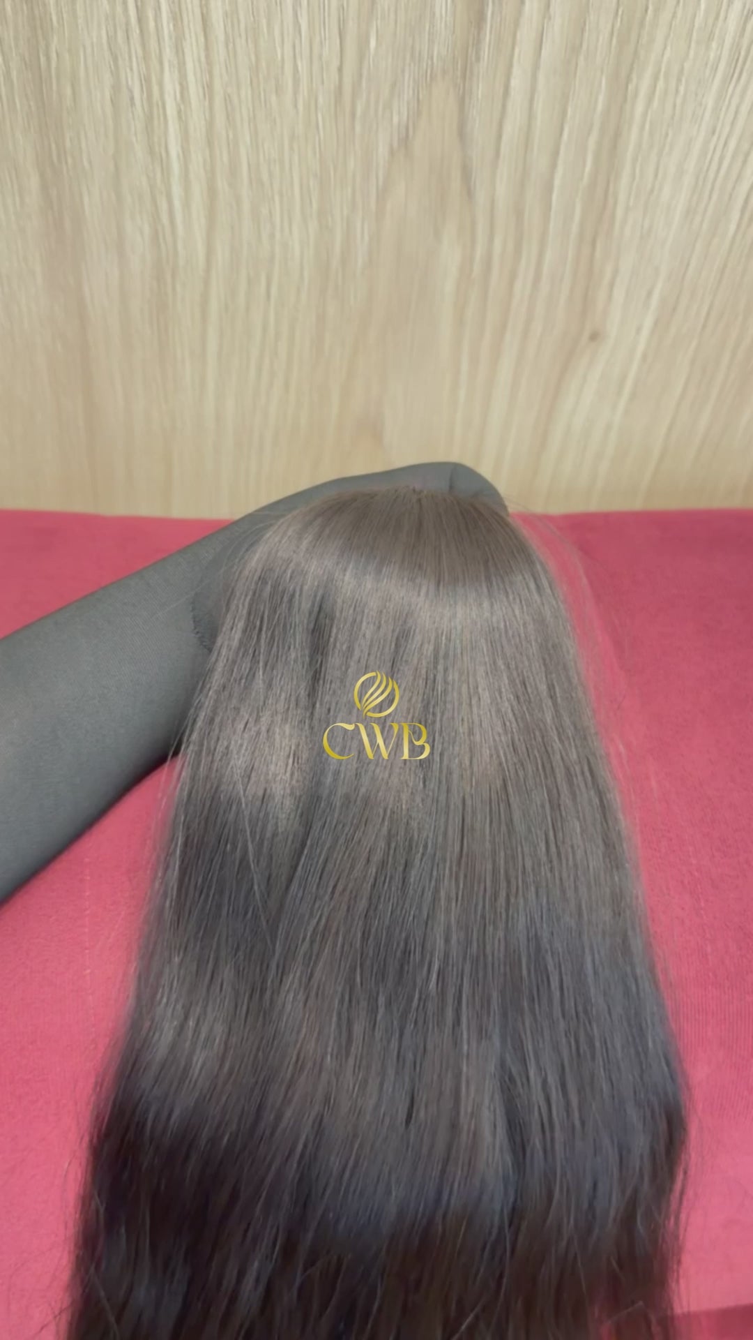 Cabelo Castanho Escuro 69cm 203g Brasileiro do Sul