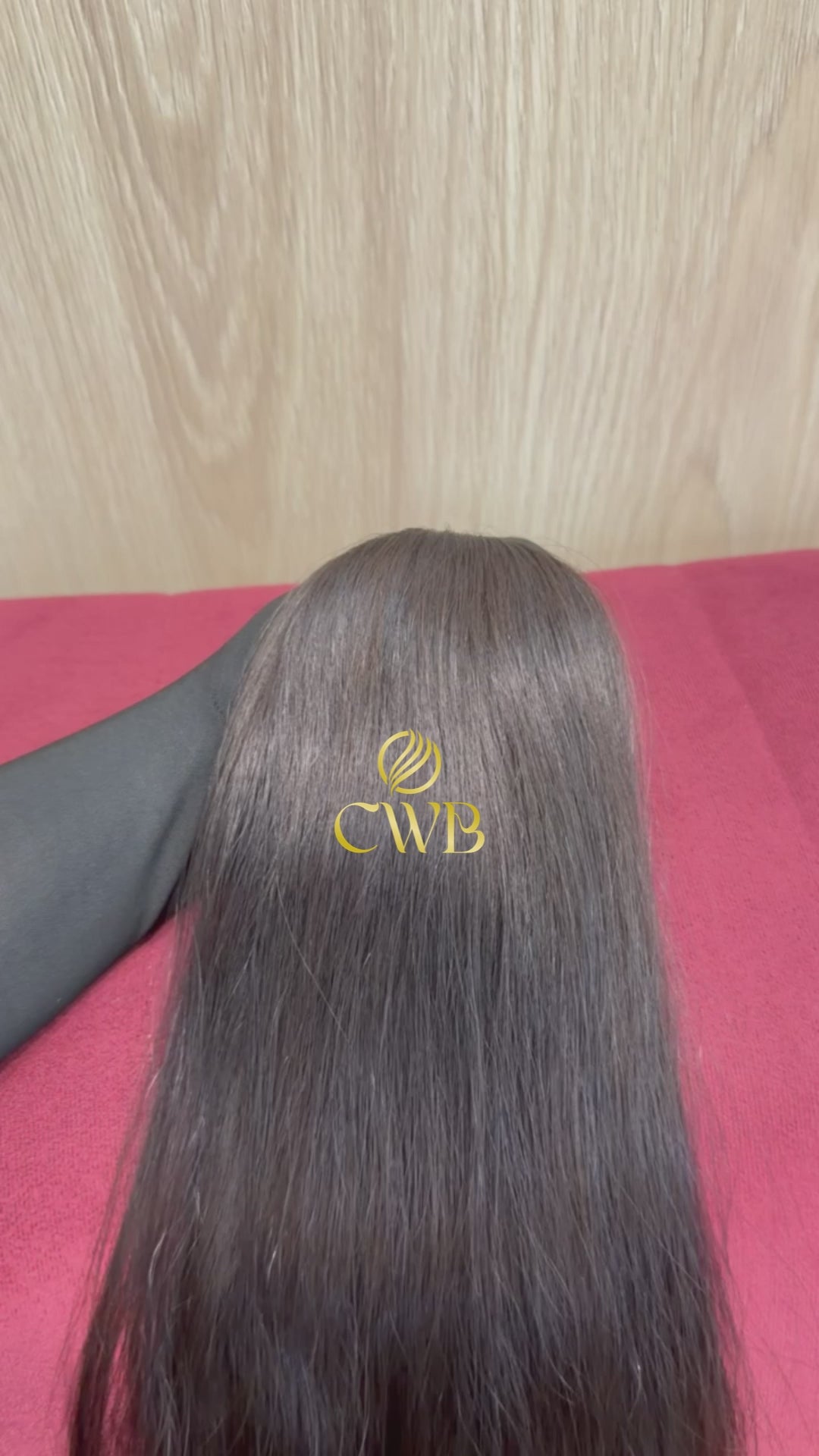 Cabelo Castanho Natural Médio 61cm 113g Brasileiro do Sul
