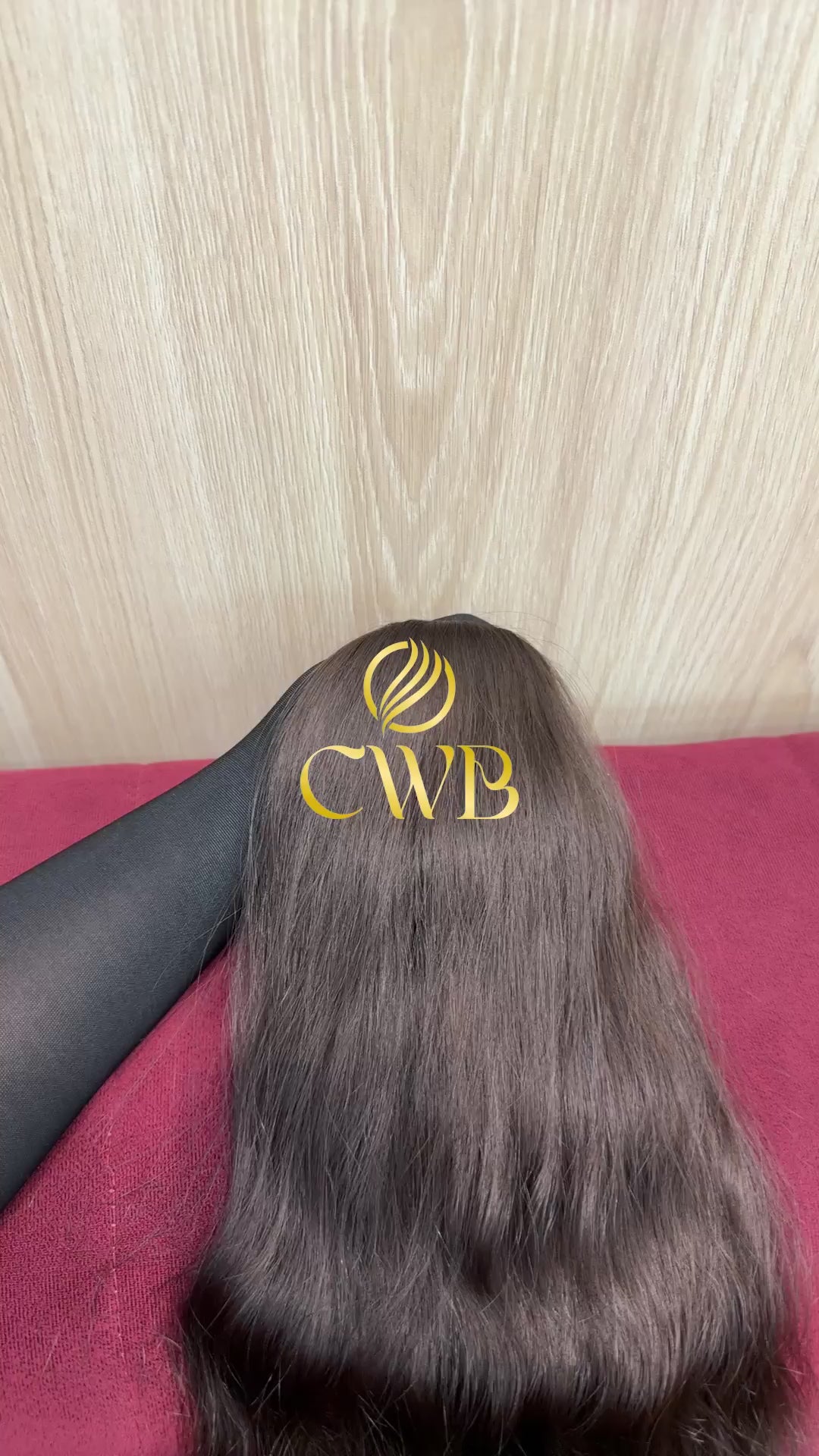 Cabelo Castanho Natural Claro 53cm 73g Brasileiro do Sul
