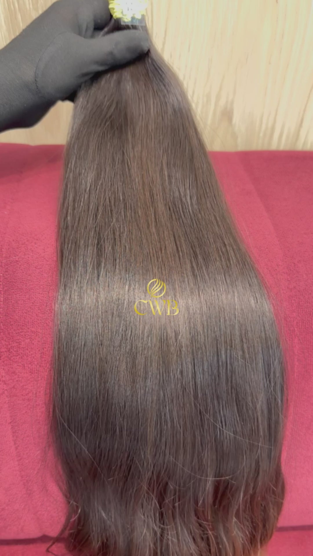 Cabelo Castanho Médio Natural 60cm 144g Brasileiro do Sul