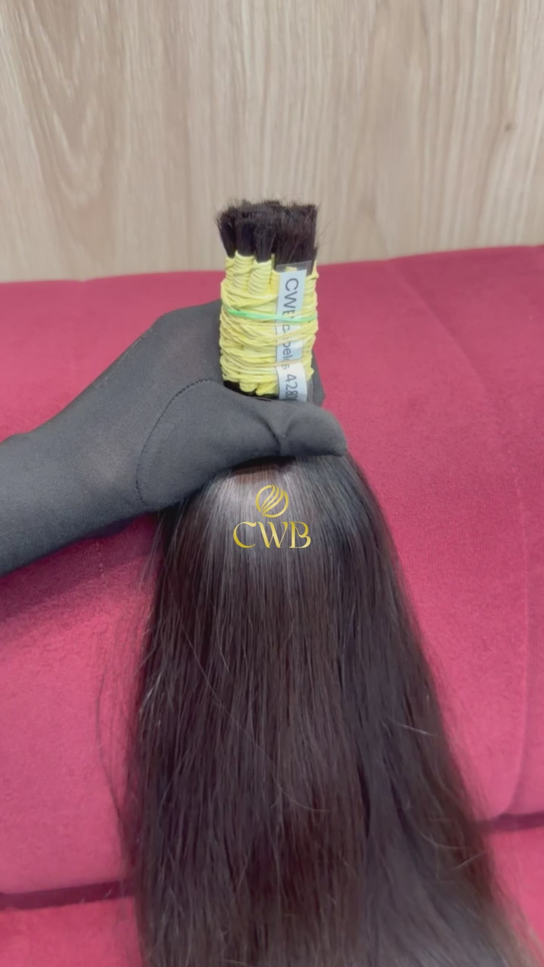 Cabelo Castanho Médio Natural 59cm 242g Brasileiro do Sul