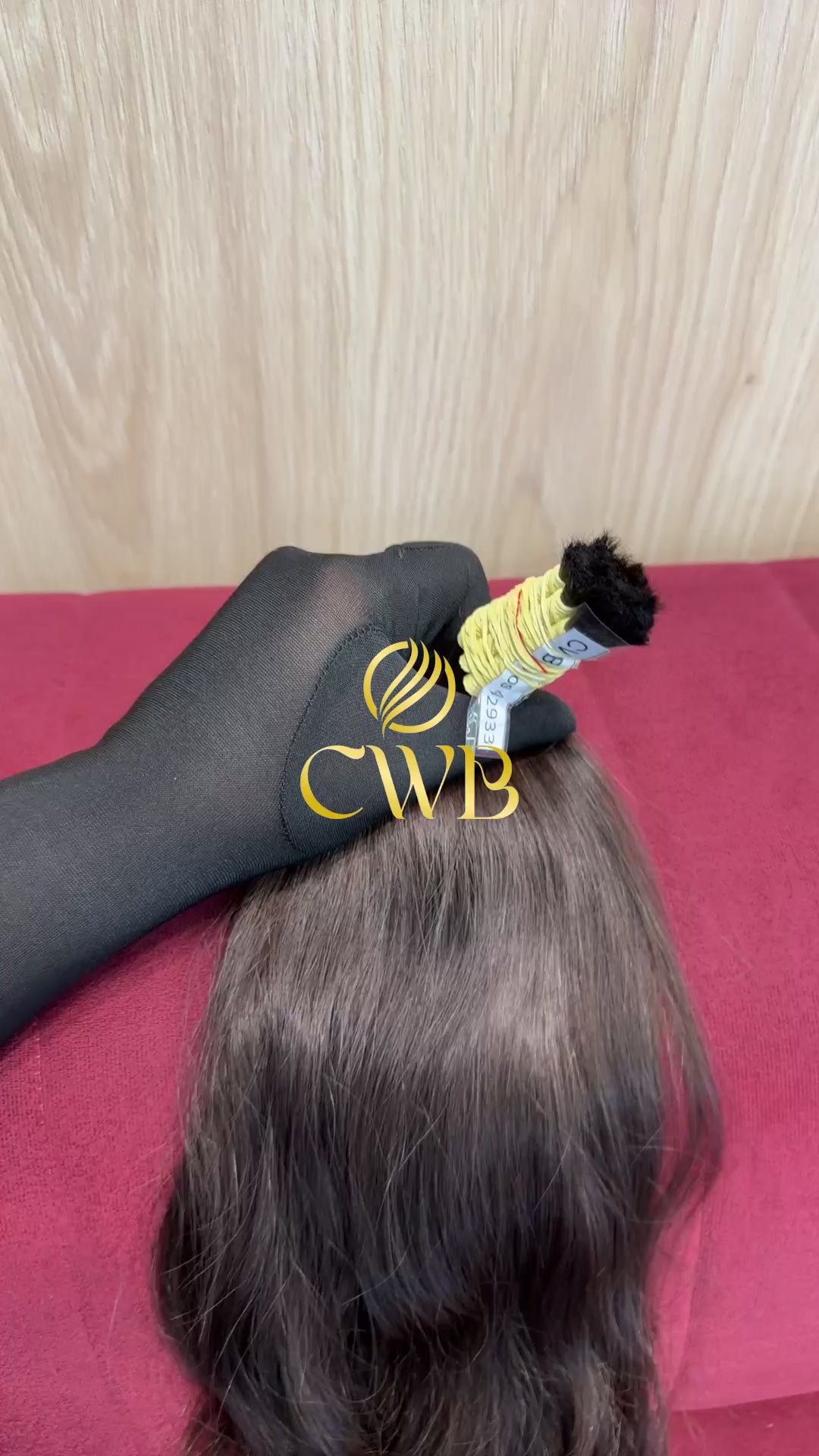 Cabelo Castanho Claro 43cm 78g Brasileiro do Sul