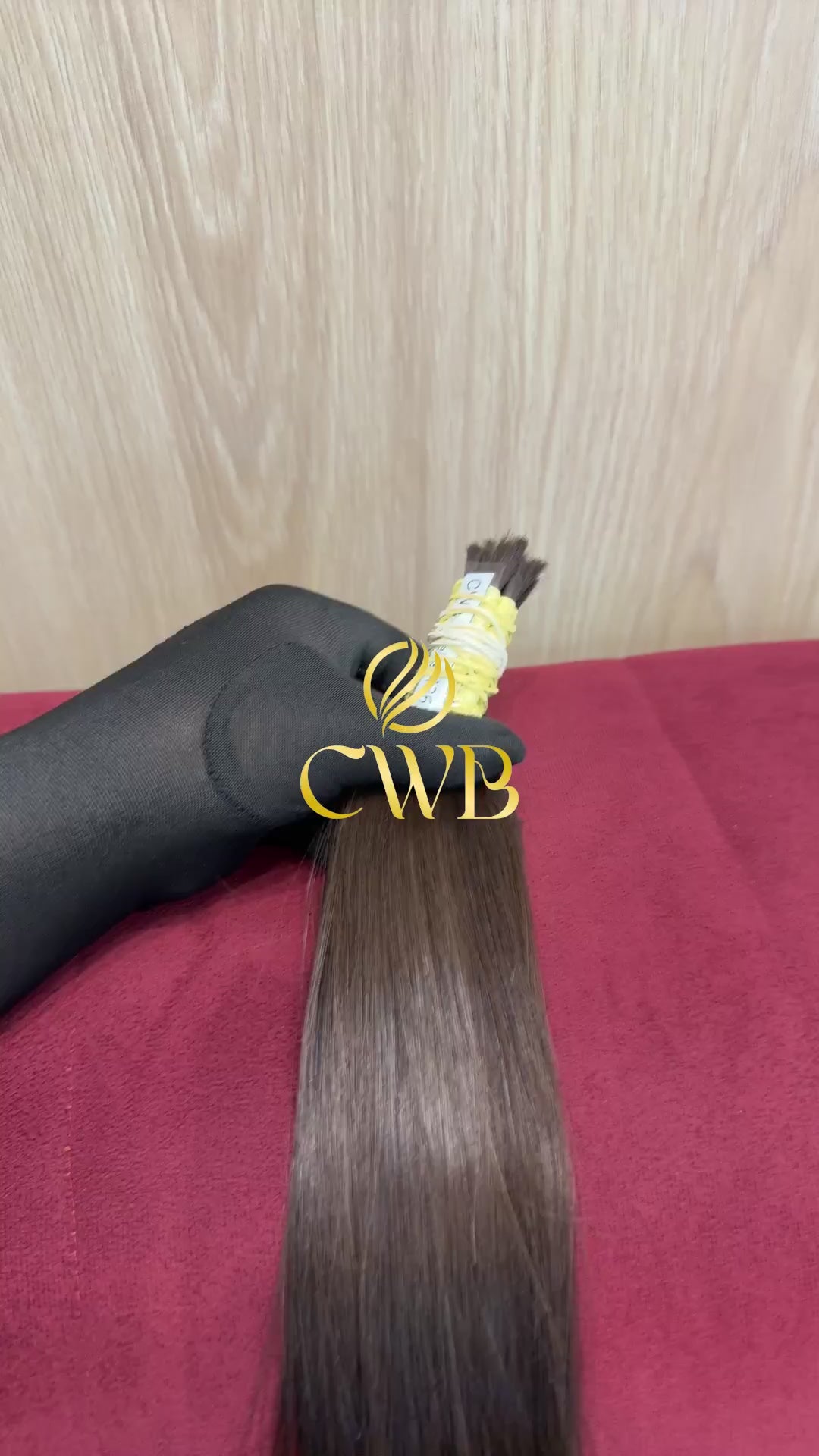 Cabelo Castanho Claro 51cm 70g Brasileiro do Sul