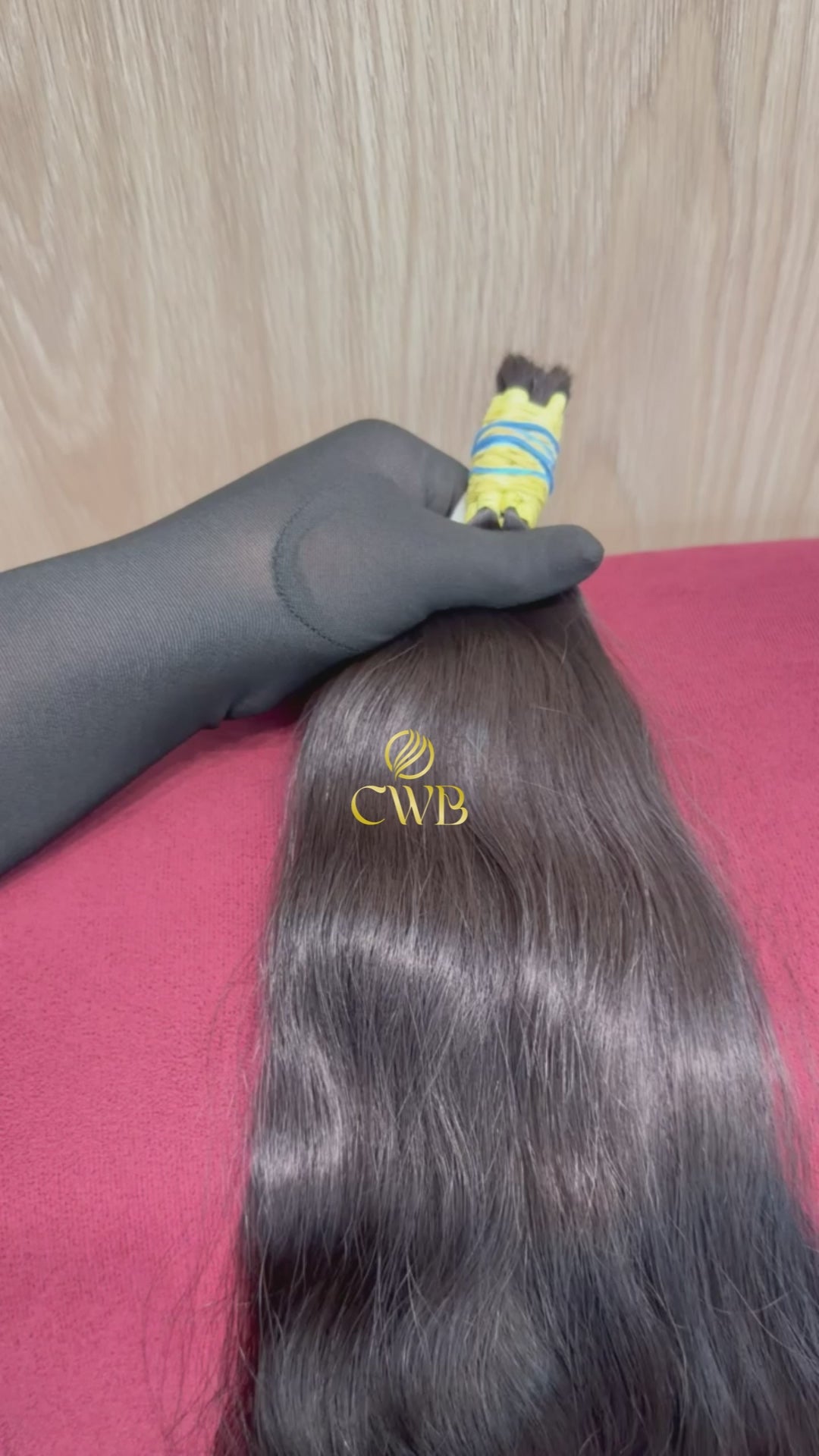 Cabelo Castanho Natural Escuro 61cm 116g Brasileiro do Sul