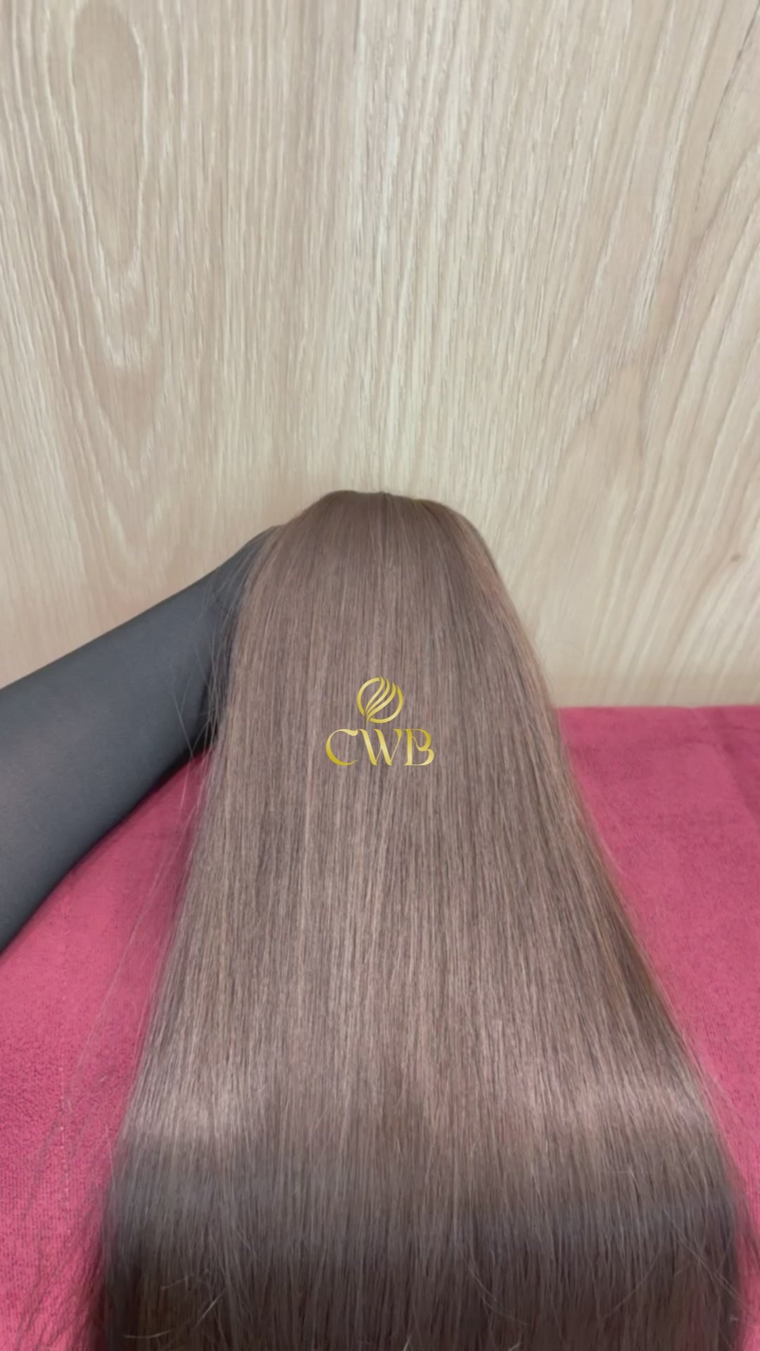 Cabelo Castanho Natural Claro 86cm 133g Brasileiro do Sul