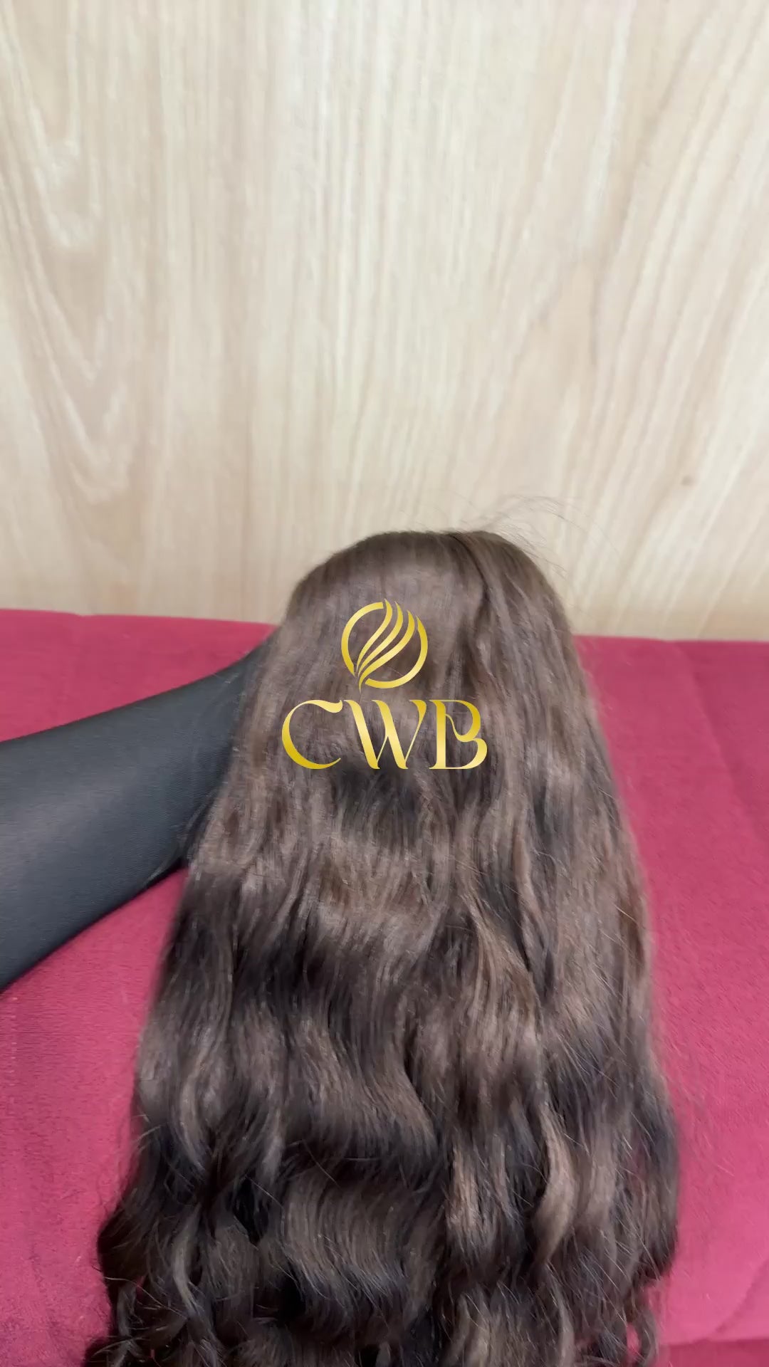 Cabelo Castanho Claro 60cm 187g Brasileiro do Sul